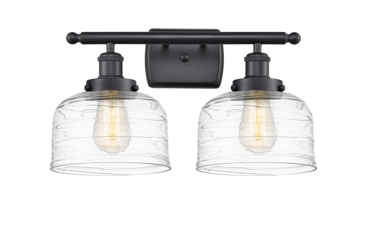 Bell 18-Inch 2-Light Bath Vanity Light with LED Bulbs 11-Inch High