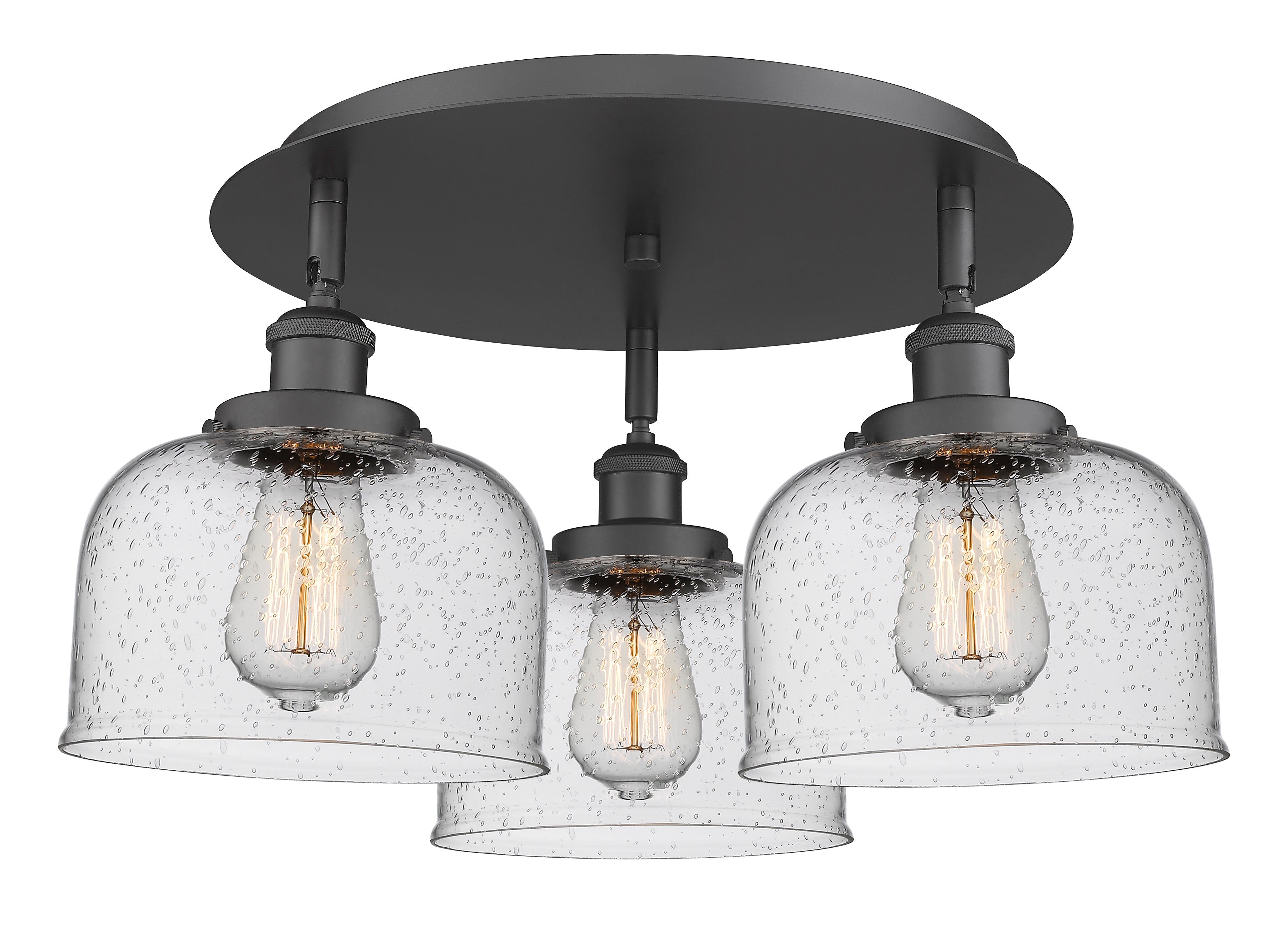 Ballston Semi-Flush Mount Satin Nickel