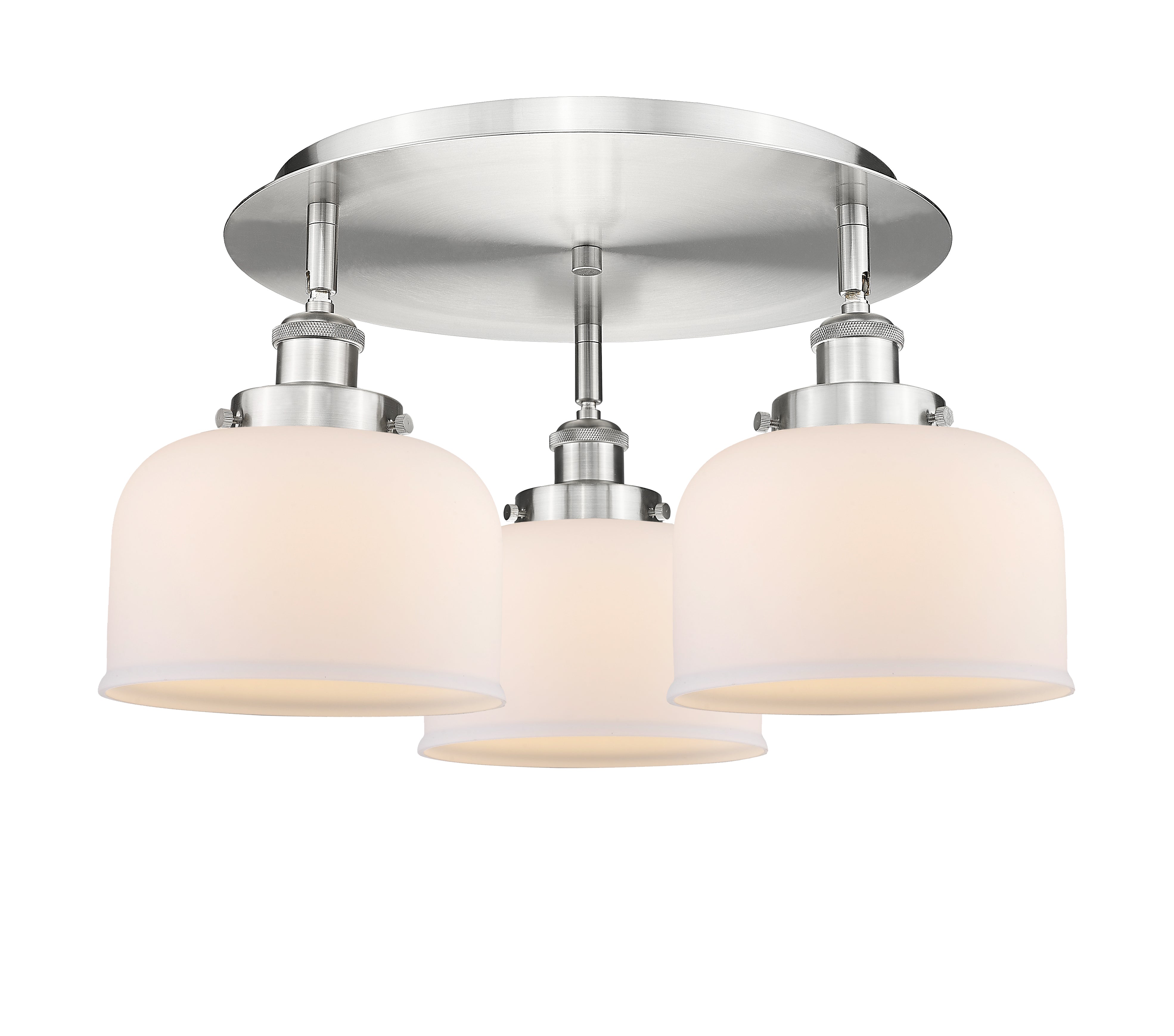Ballston Semi-Flush Mount Satin Nickel