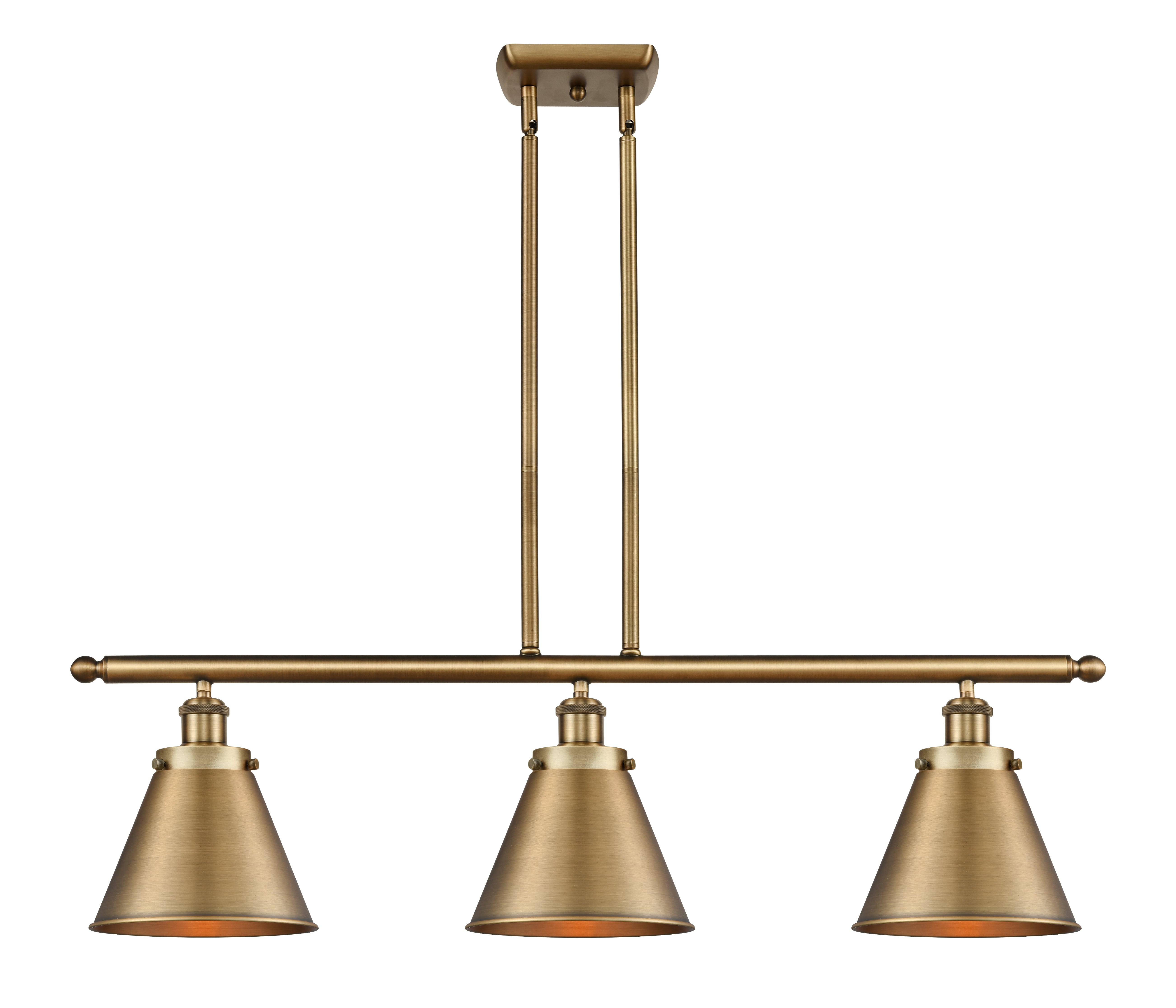 Ballston Urban Island Light Cast Brass