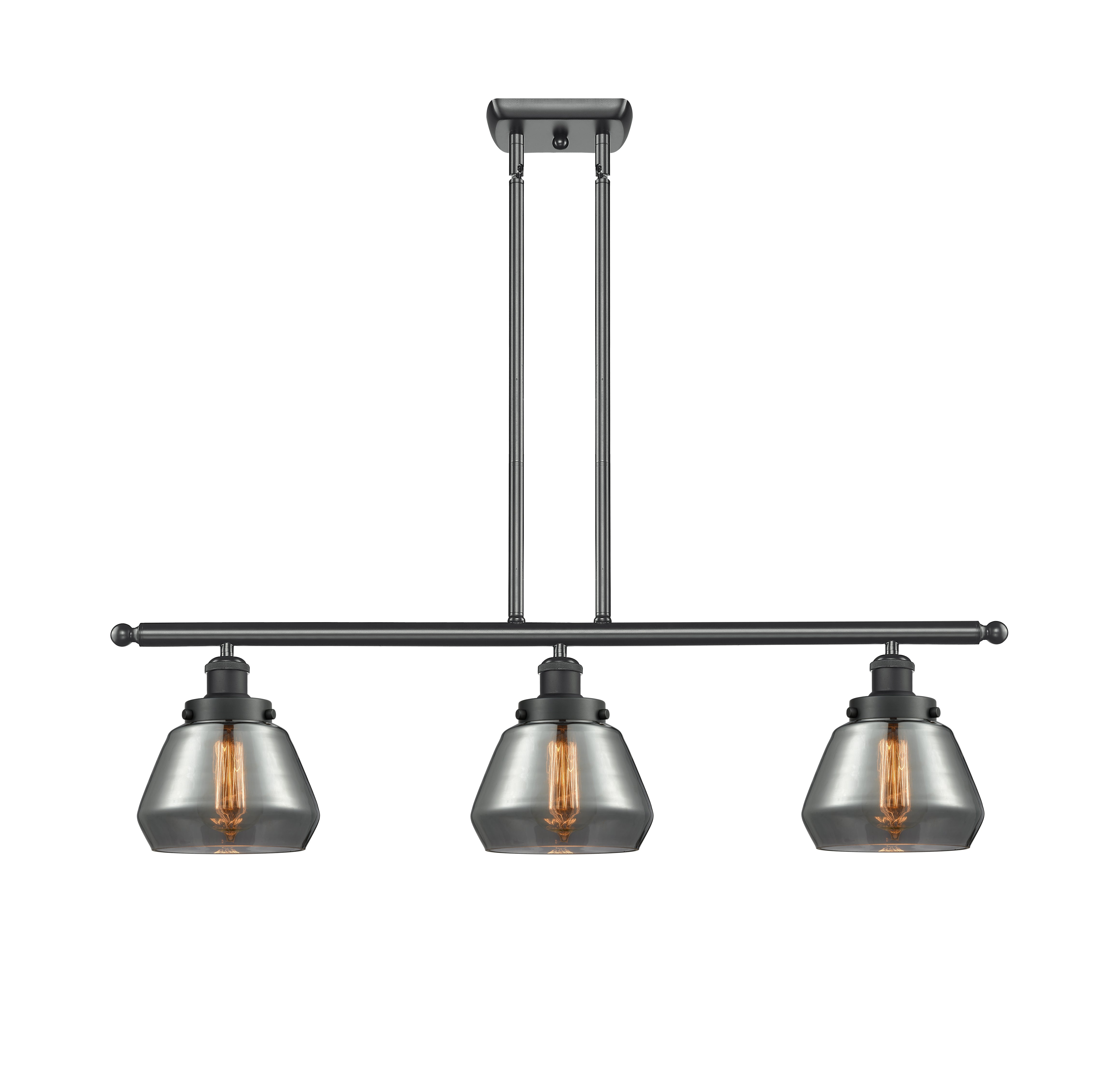 Ballston Urban Island Light Cast Steel Brass