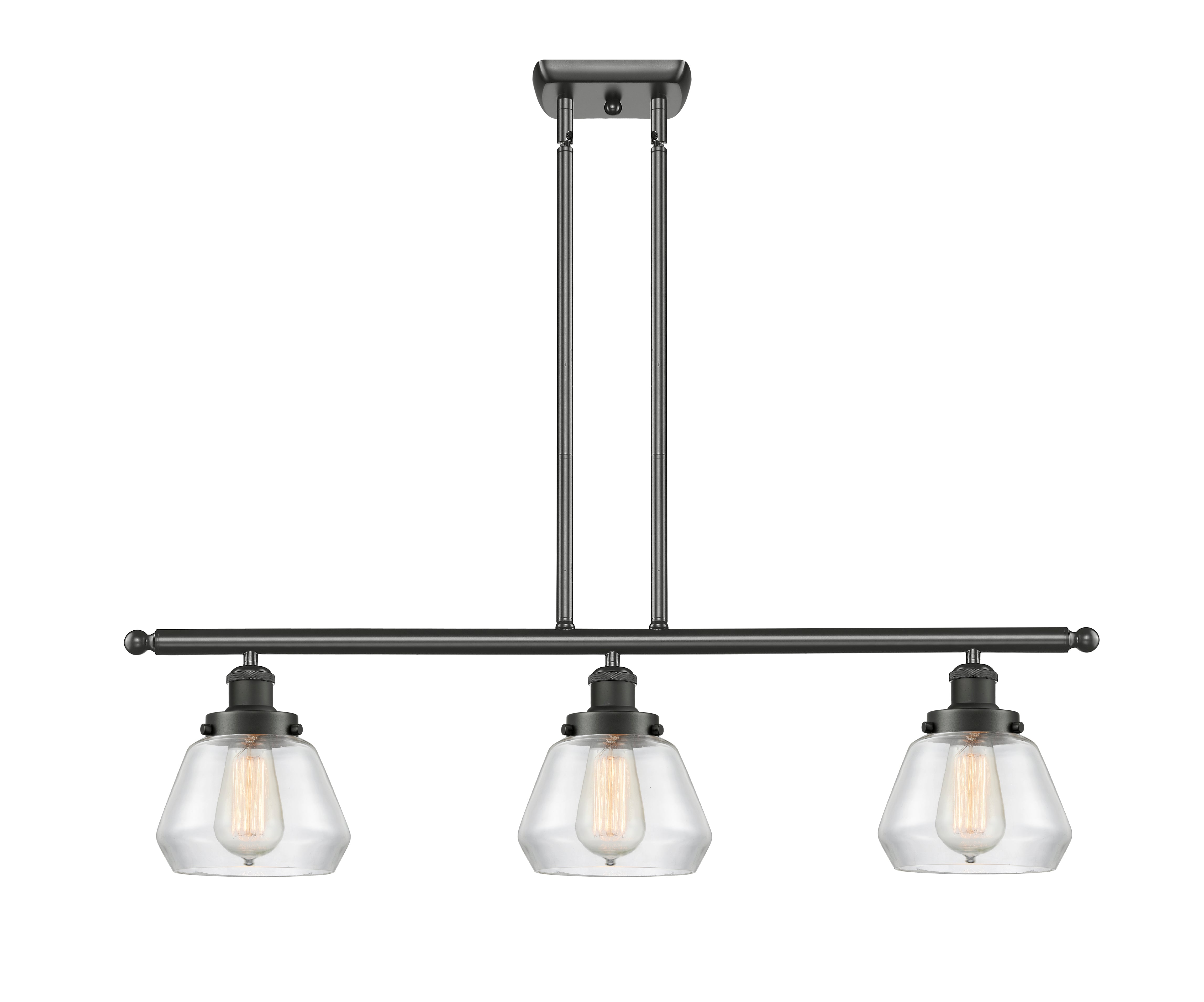 Ballston Urban Island Light Cast Steel Brass