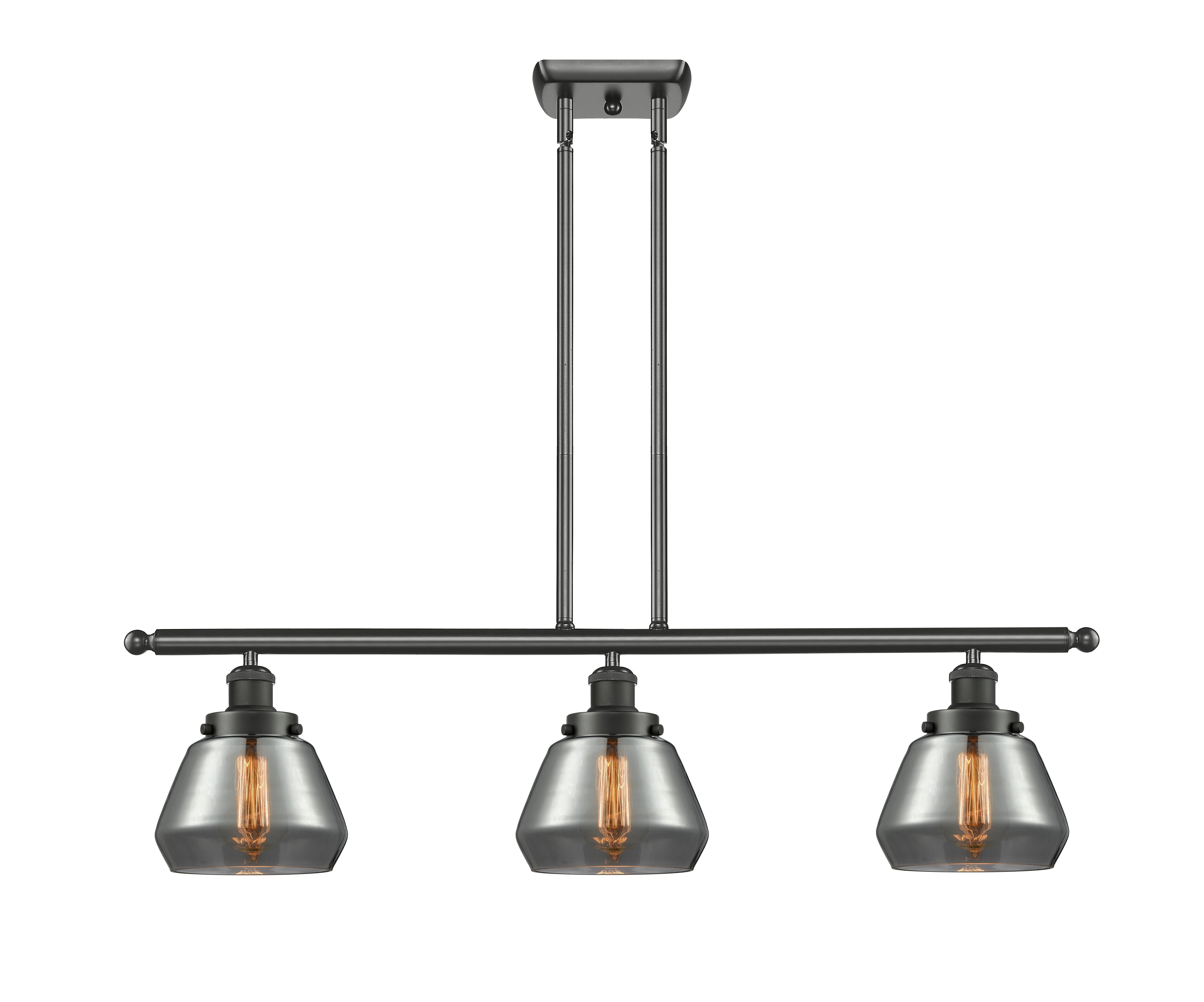 Ballston Urban Island Light Cast Steel Brass