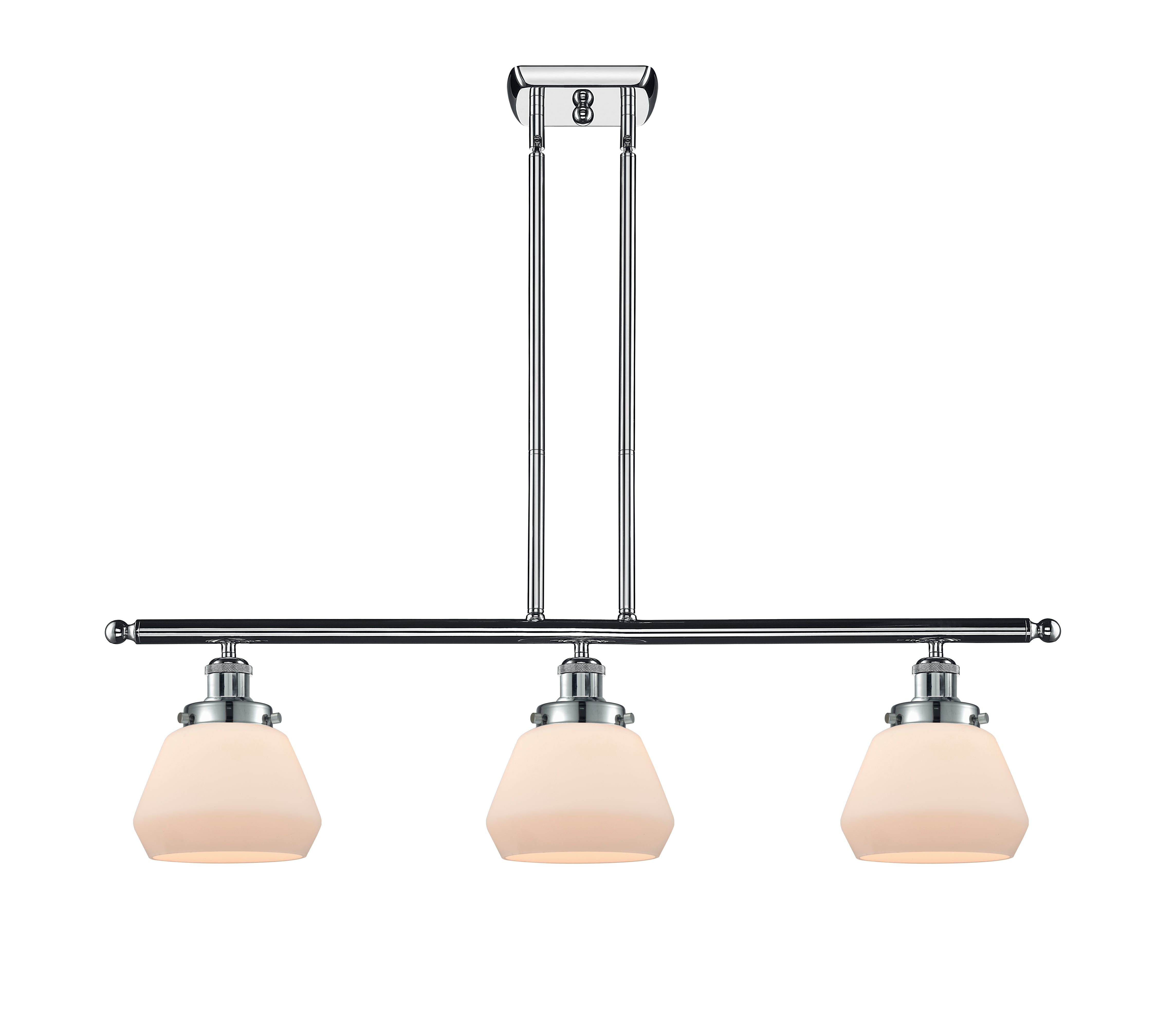 Ballston Urban Island Light Cast Steel Brass