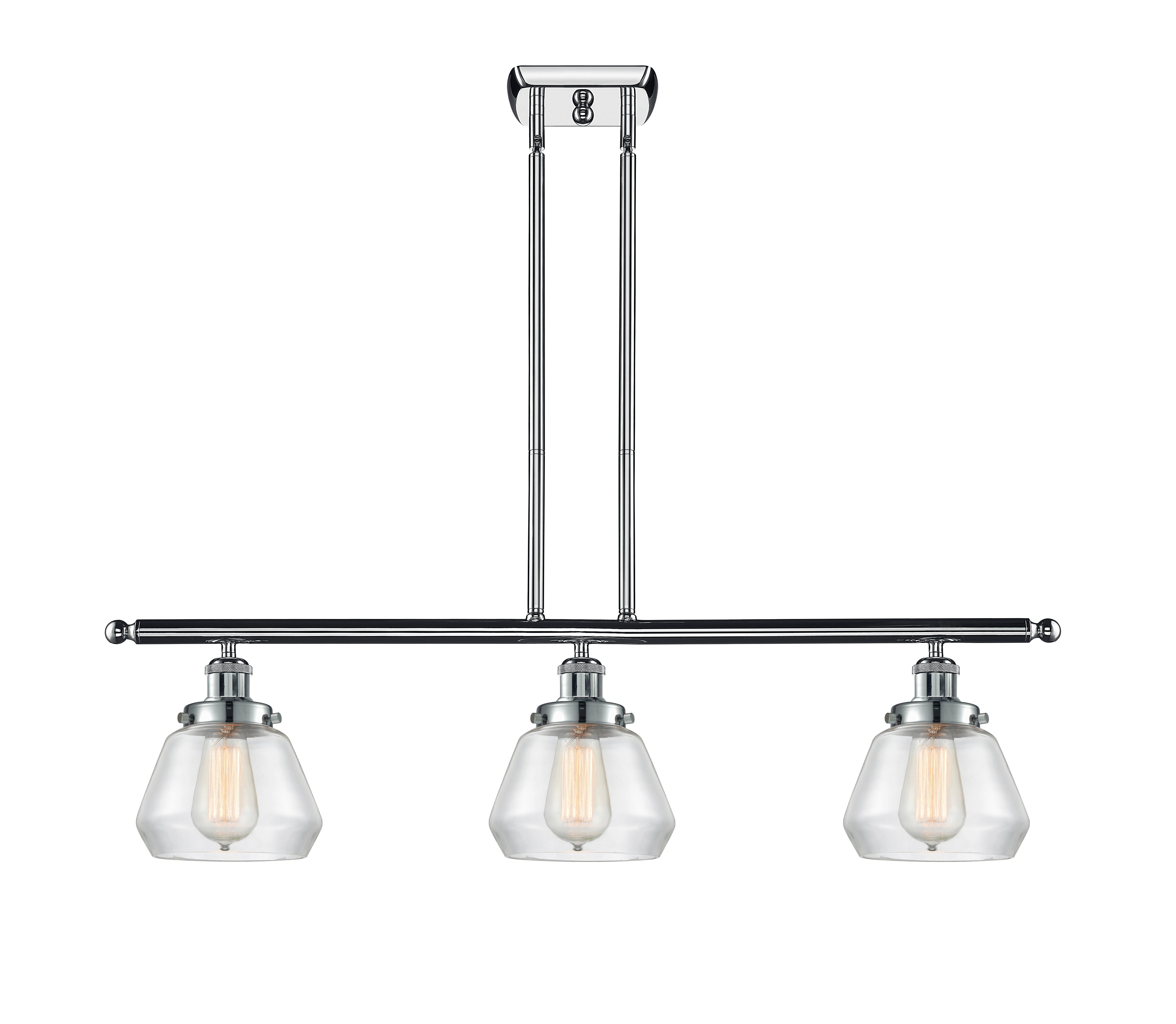 Ballston Urban Island Light Cast Steel Brass