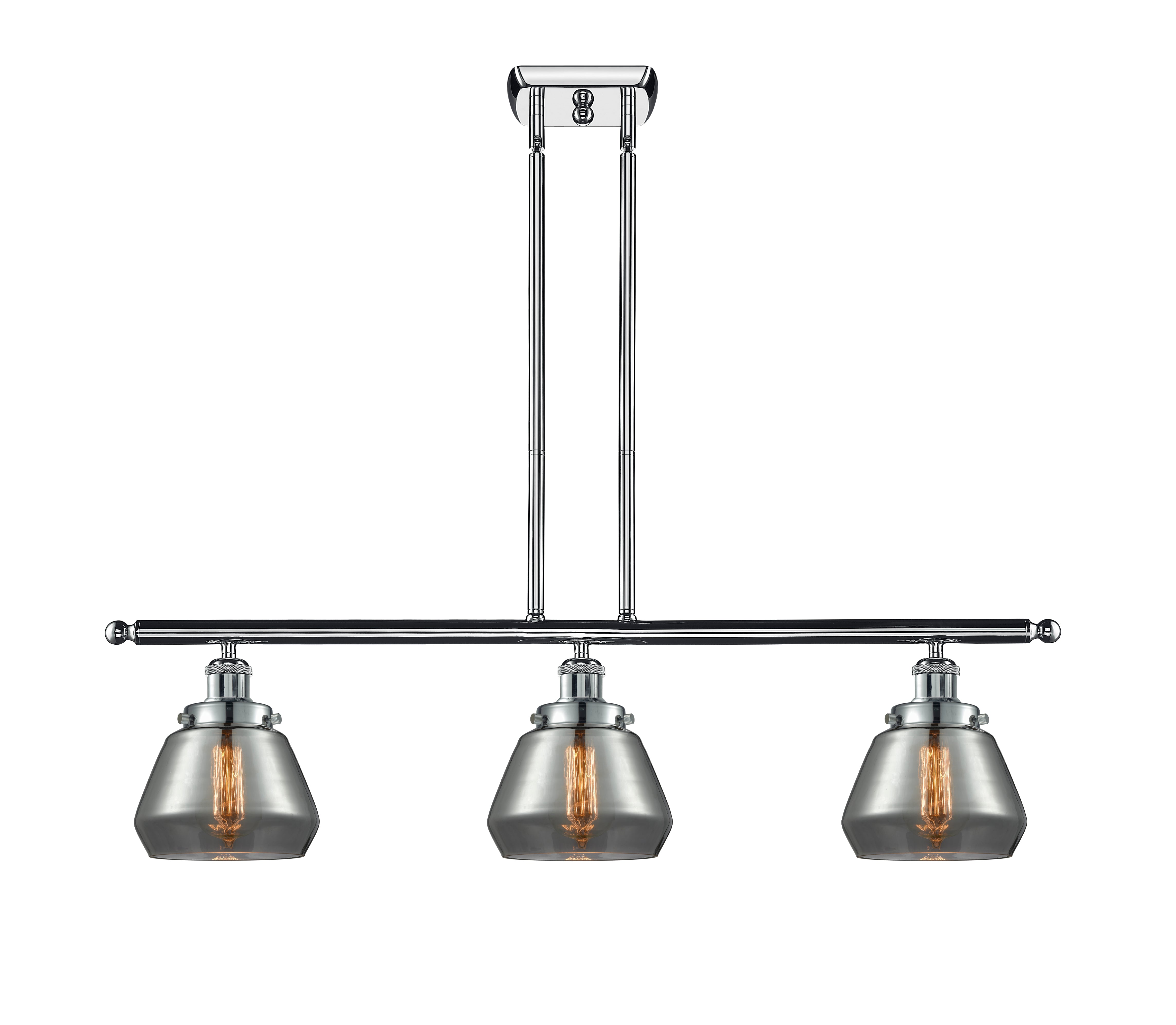 Ballston Urban Island Light Cast Steel Brass