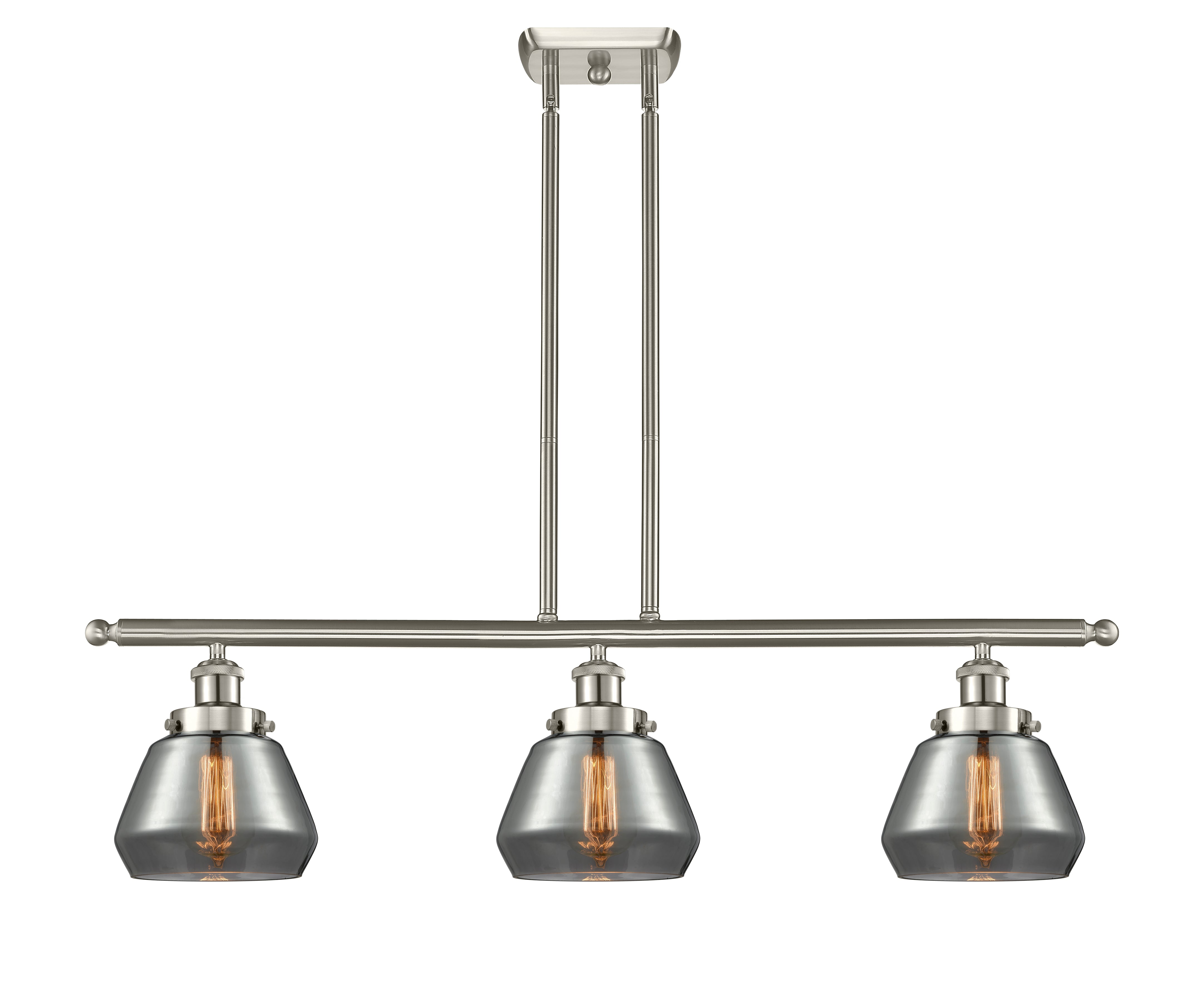 Ballston Urban Island Light Cast Steel Brass