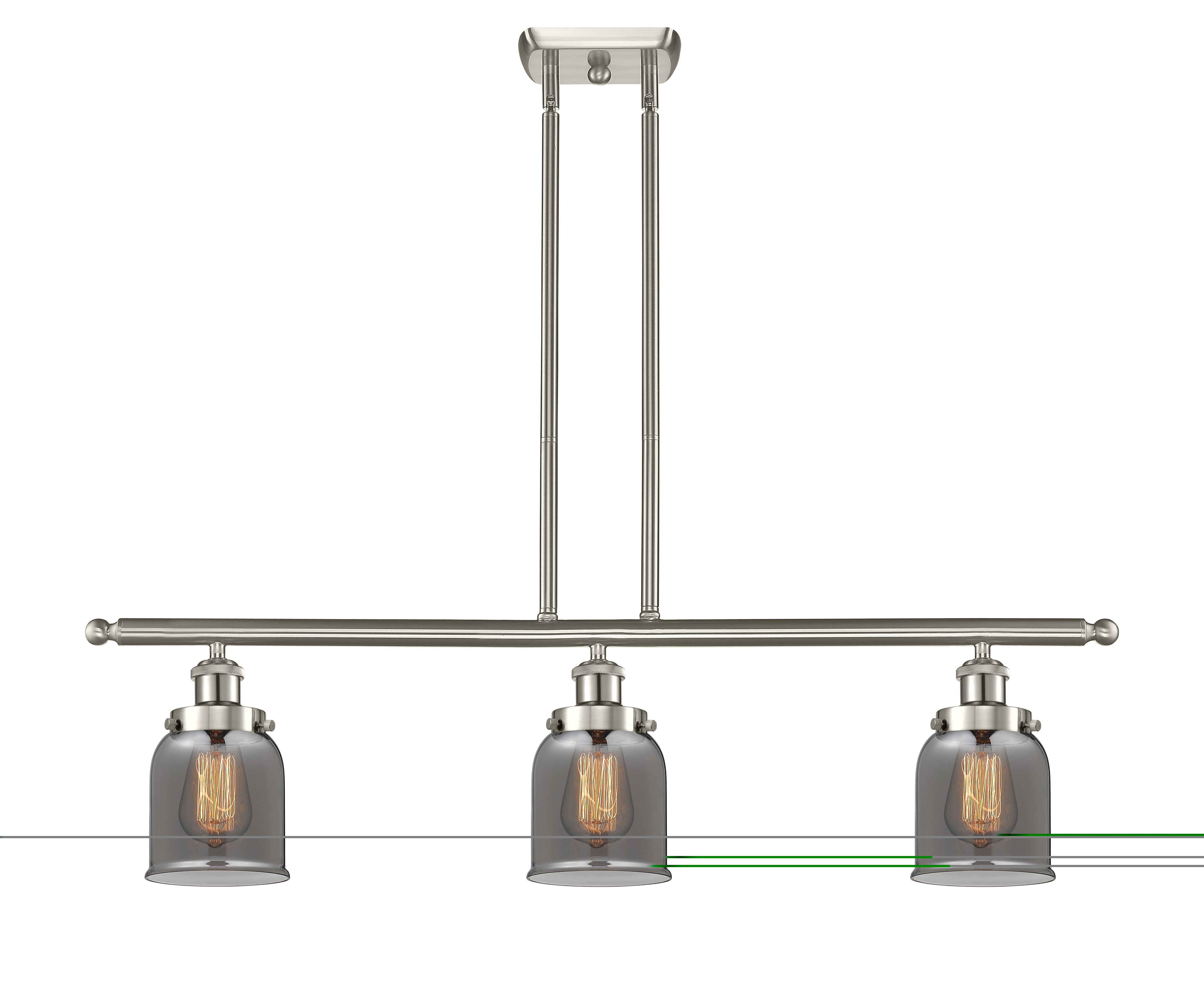 Ballston Urban Island Light Cast Brass