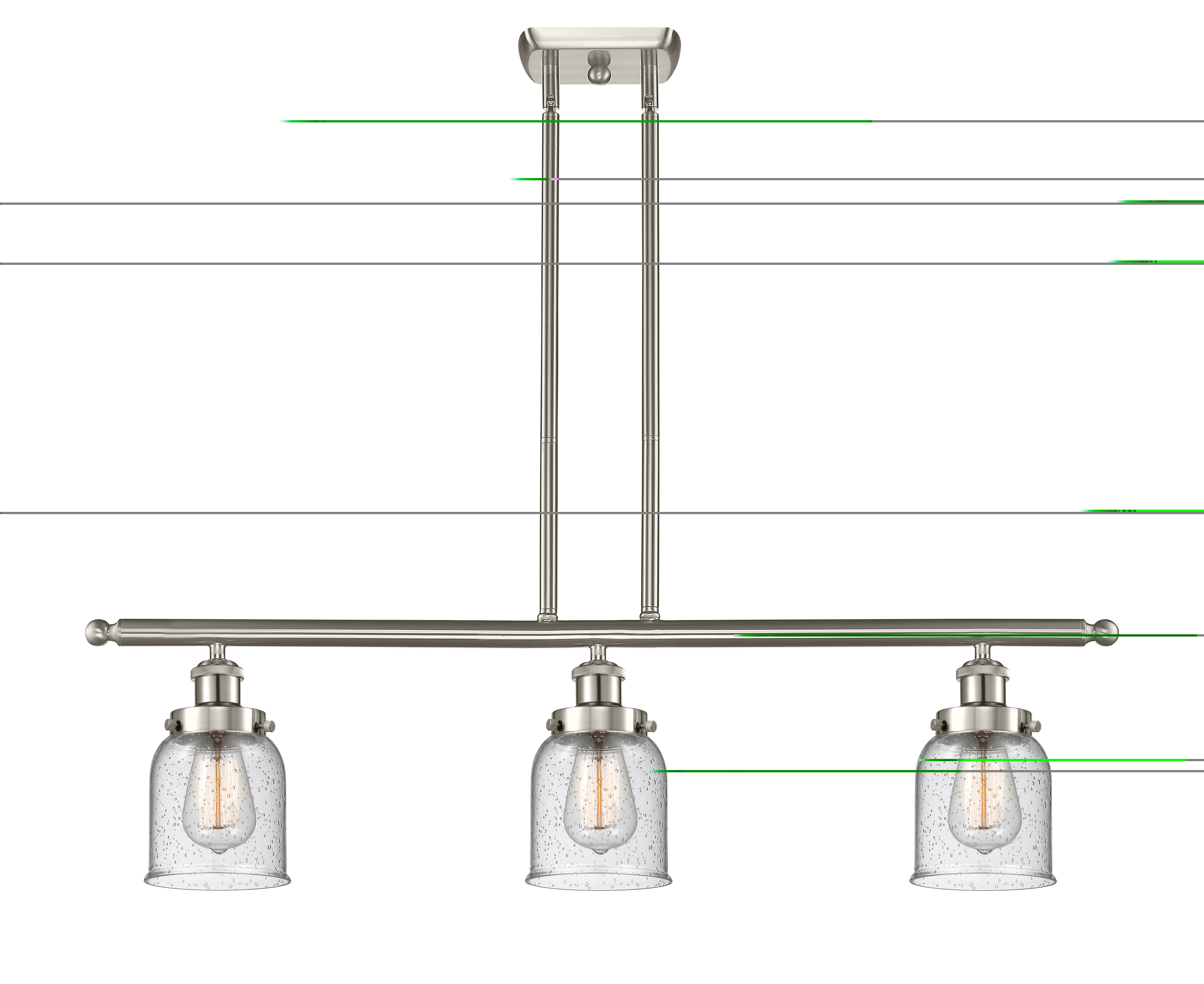 Ballston Urban Island Light Cast Brass