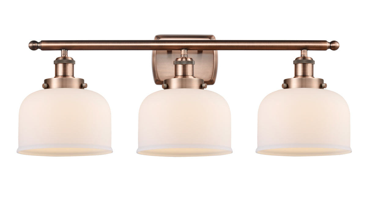 Bell 28-Inch 3-Light Bath Vanity Light 11-Inch High Dimmable