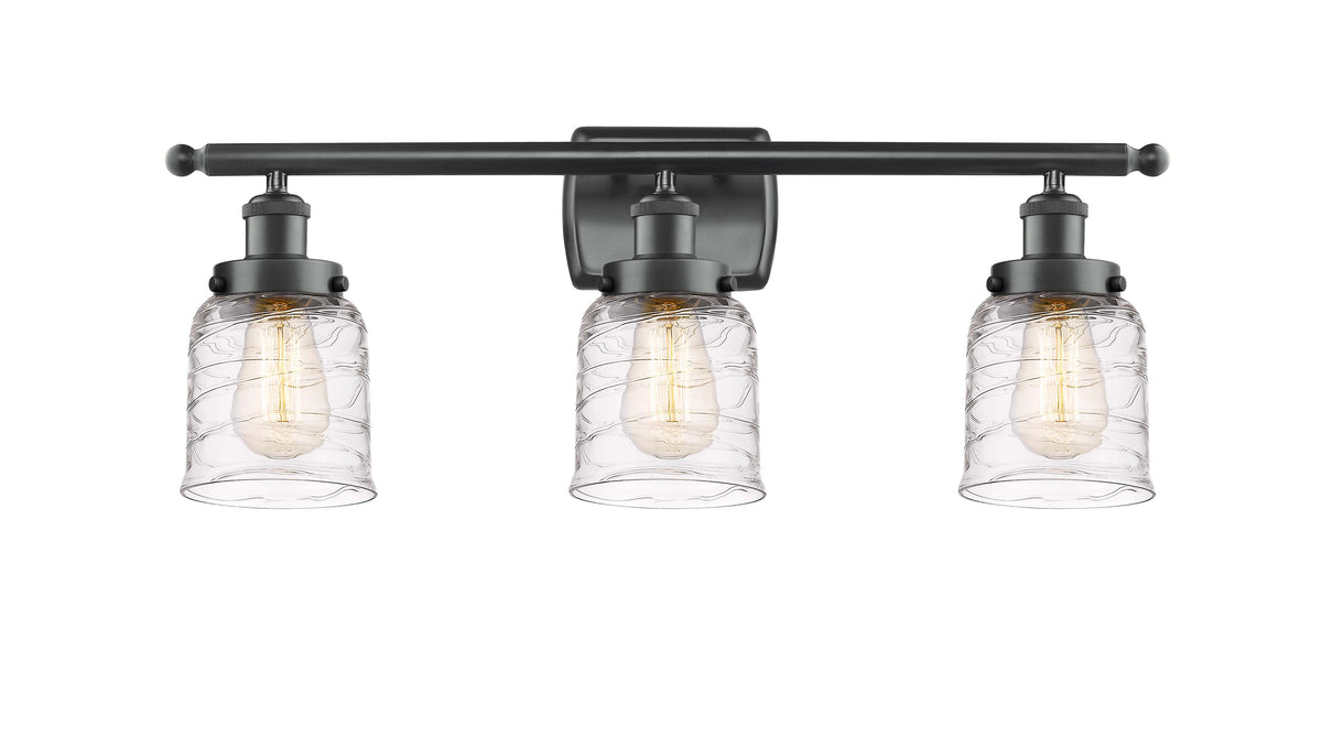 Bell 26-Inch 3-Light Bath Vanity Light with LED Bulbs