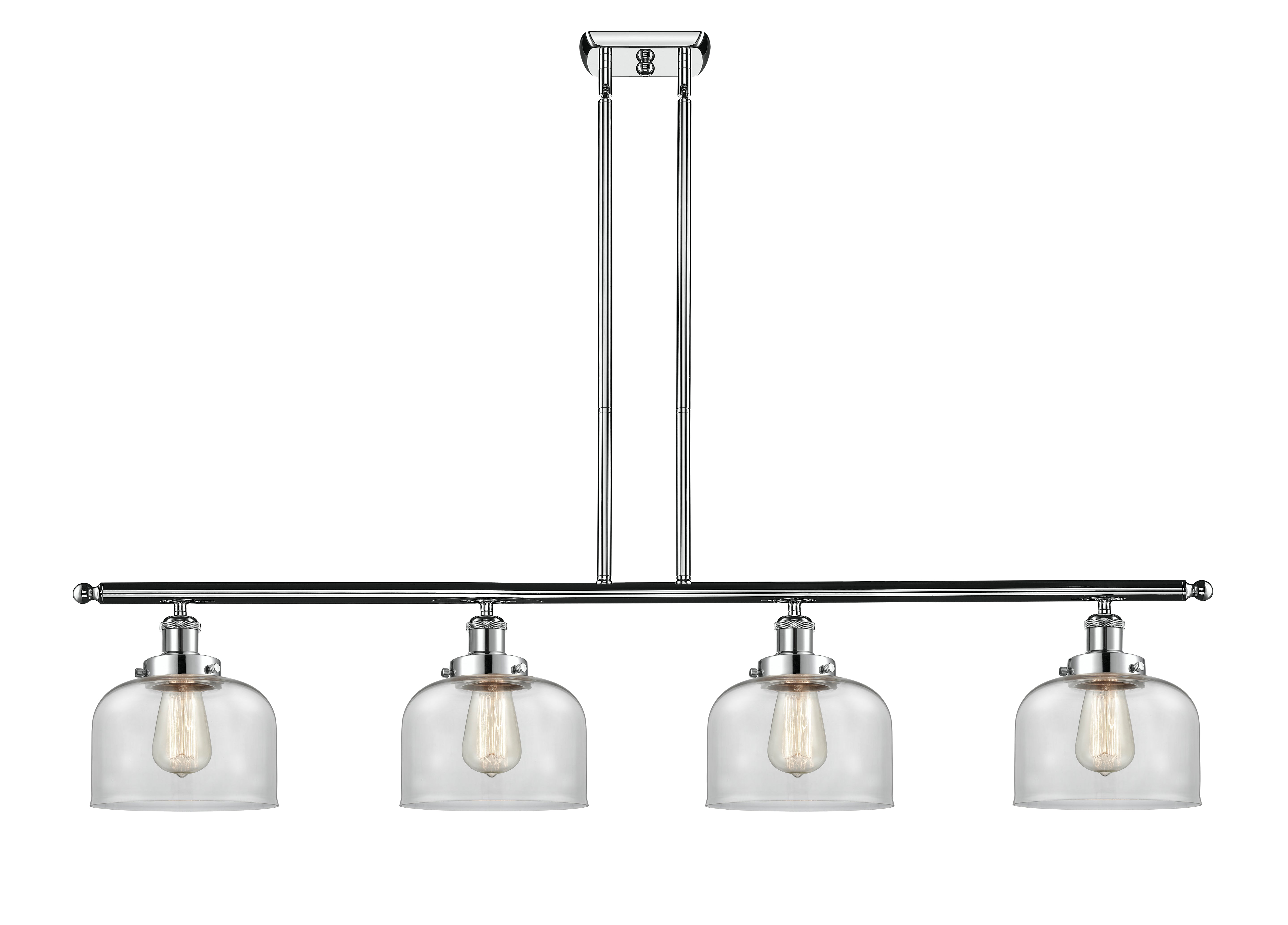 Ballston Urban Island Light Cast Brass