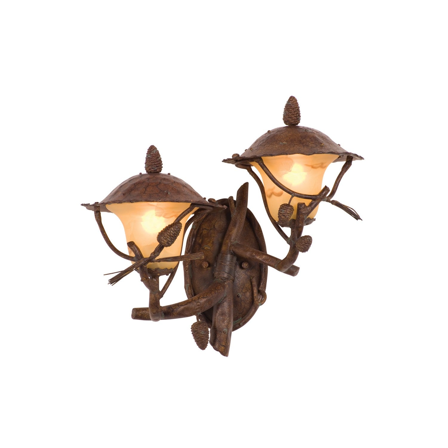 20'' Ponderosa Outdoor 2 Light Ponderosa Outdoor Wall Sconce