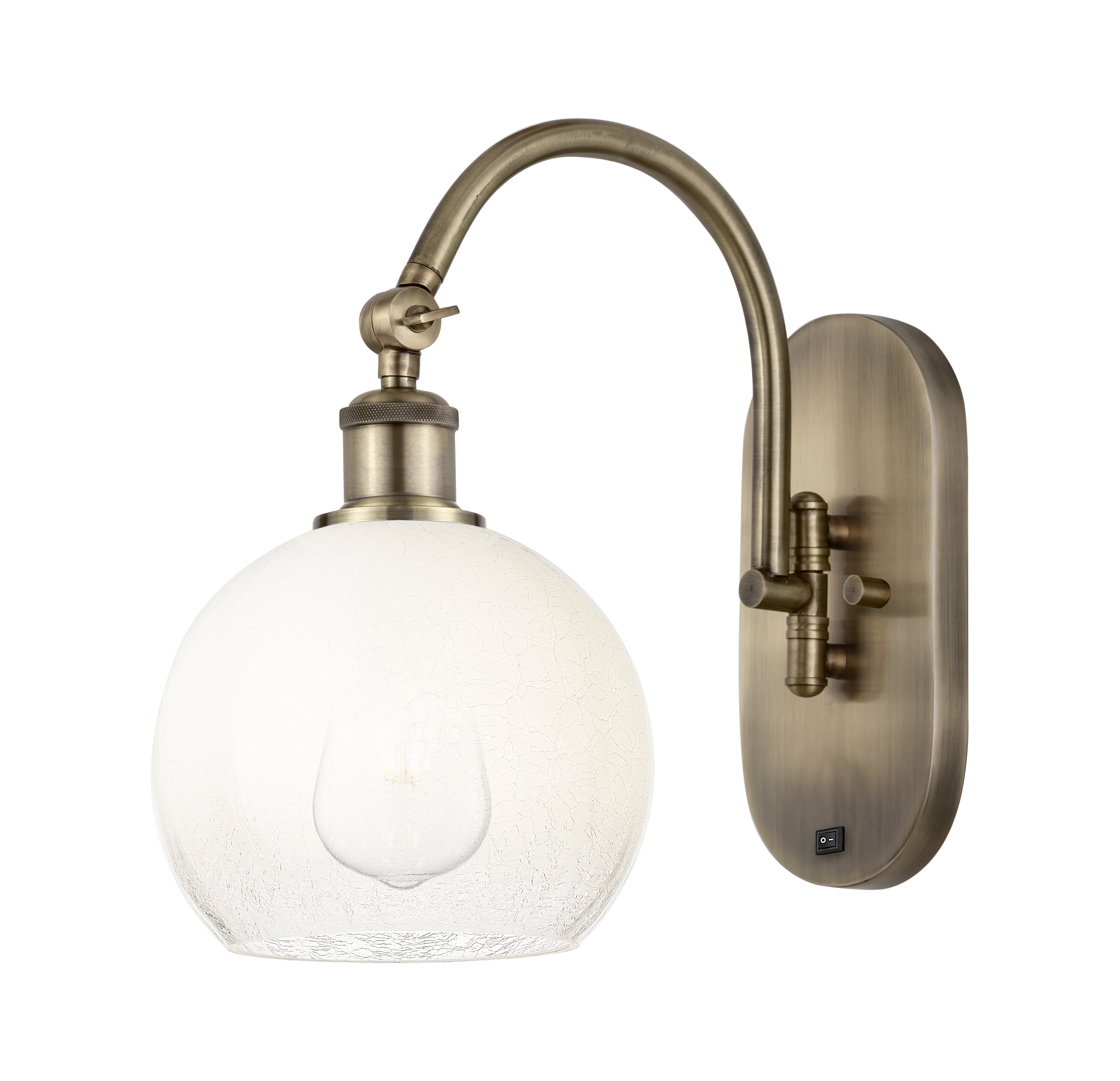 Ballston Sconce Cast Brass Glass 16 Inch