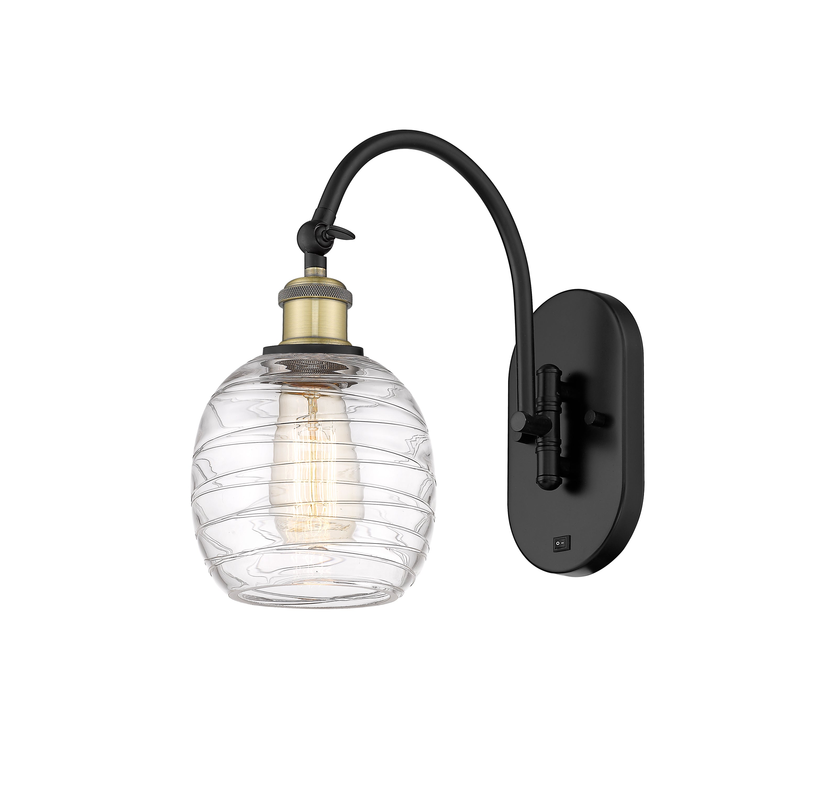 Ballston Sconce Cast Brass Steel 13 Inch