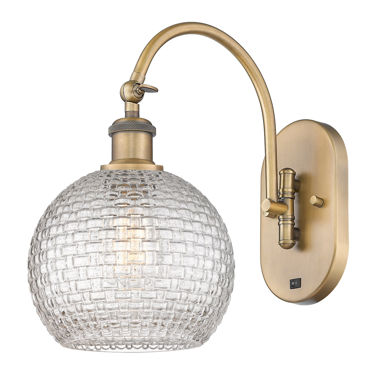 Athens 8-Inch 1-Light Sconce 14-Inch High Reversible