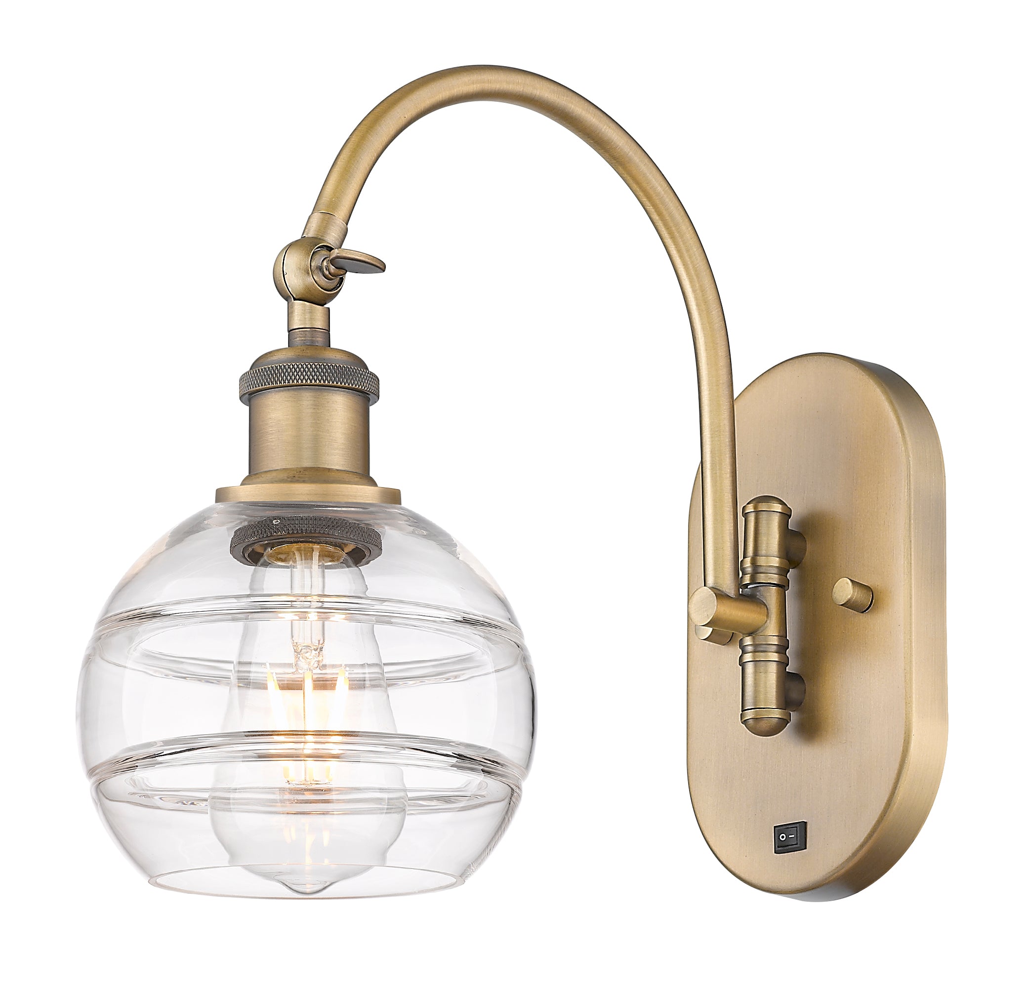 Ballston Sconce Cast Brass 17.375 Inch