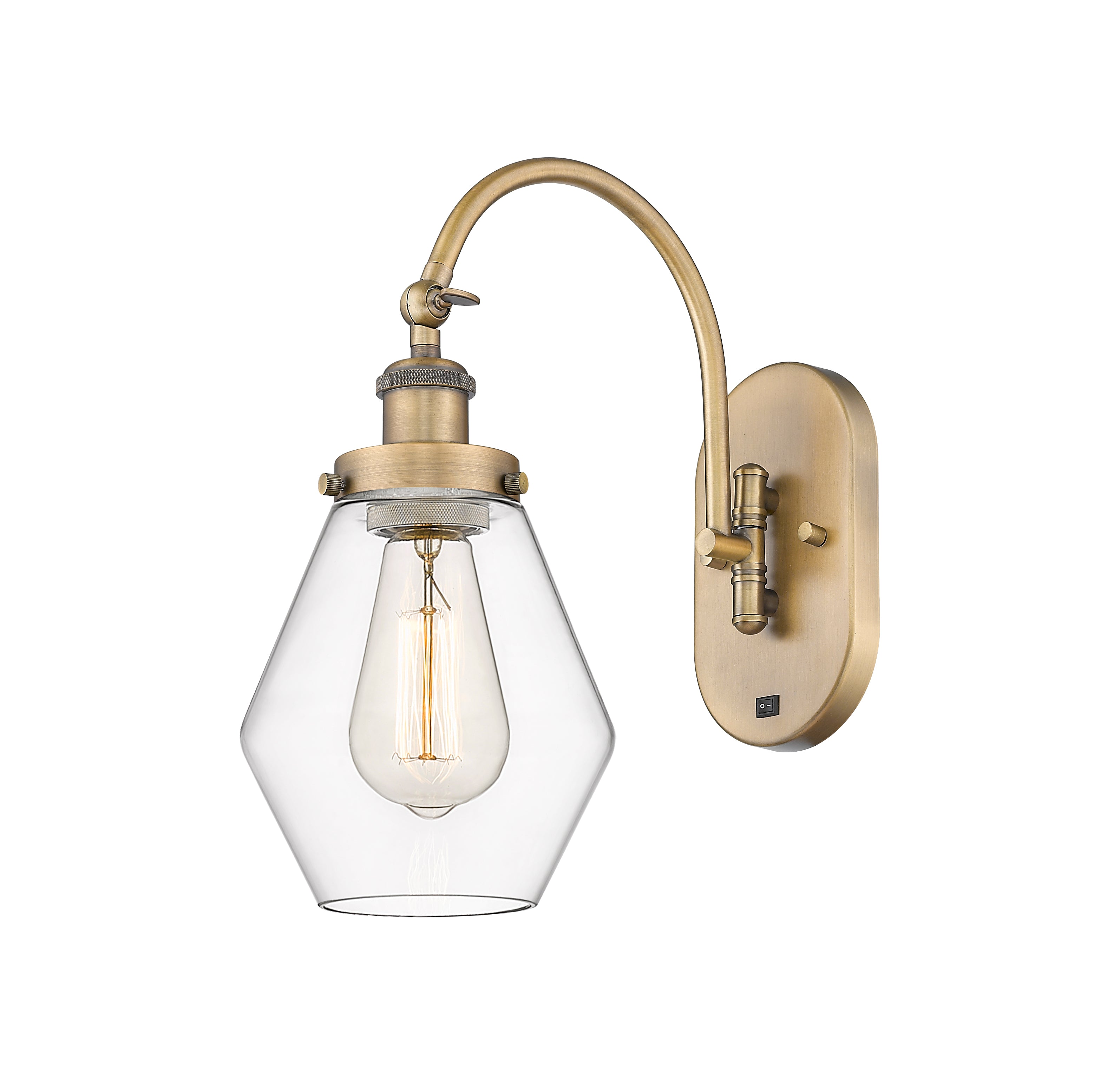Ballston Sconce Cast Brass 17 Inch