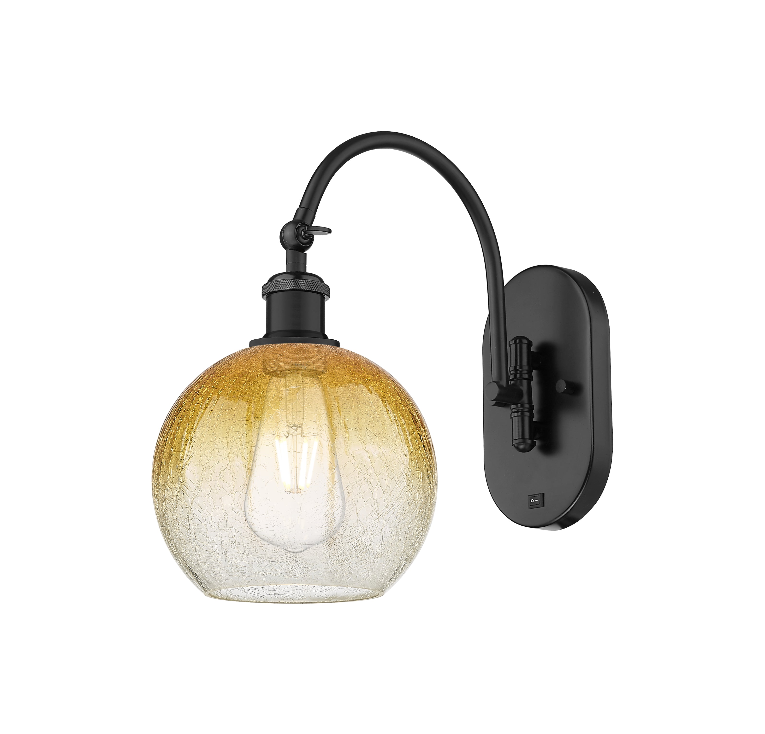 Ballston Sconce Cast Brass Glass 16 Inch