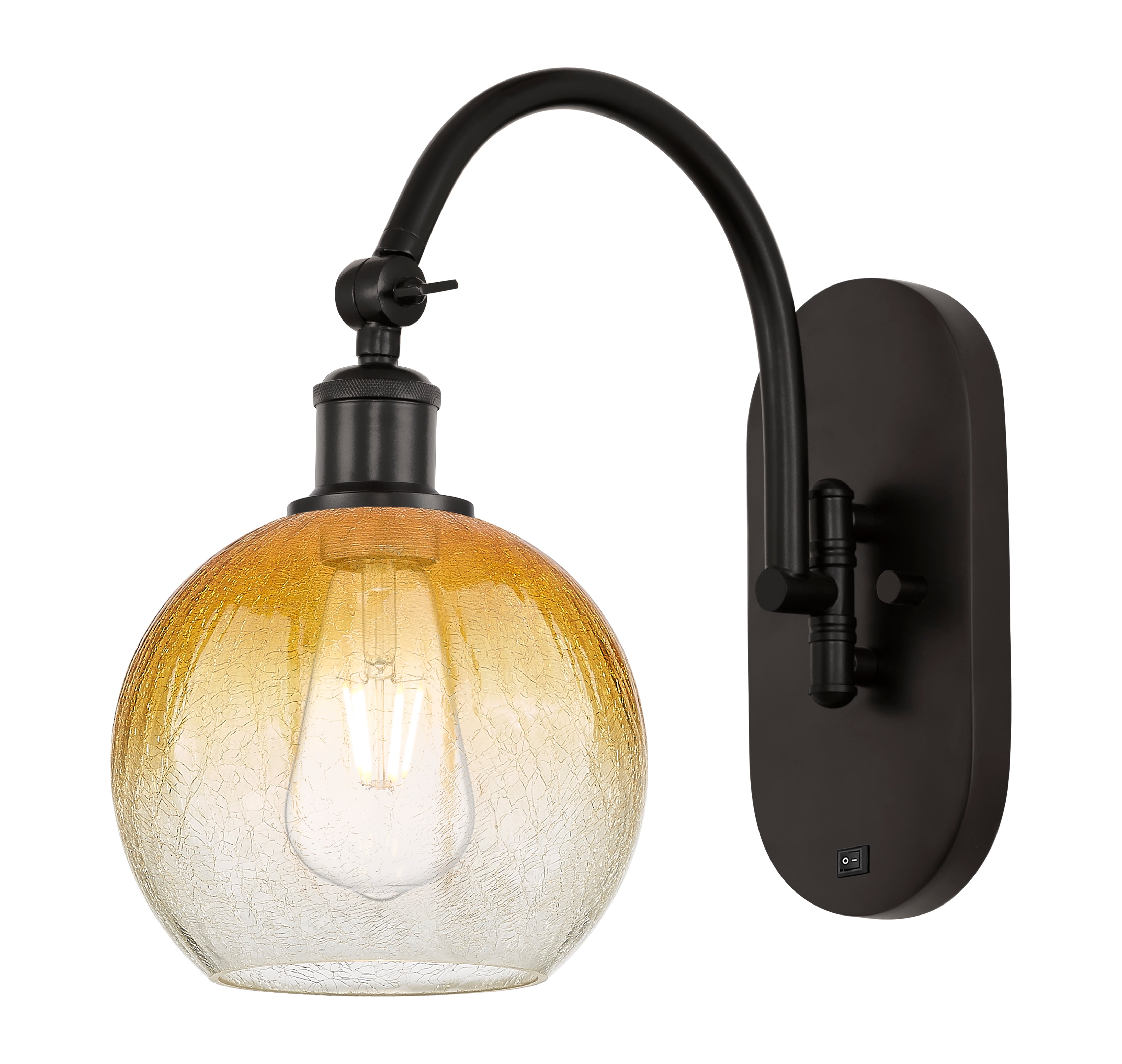 Ballston Sconce Cast Brass Glass 16 Inch