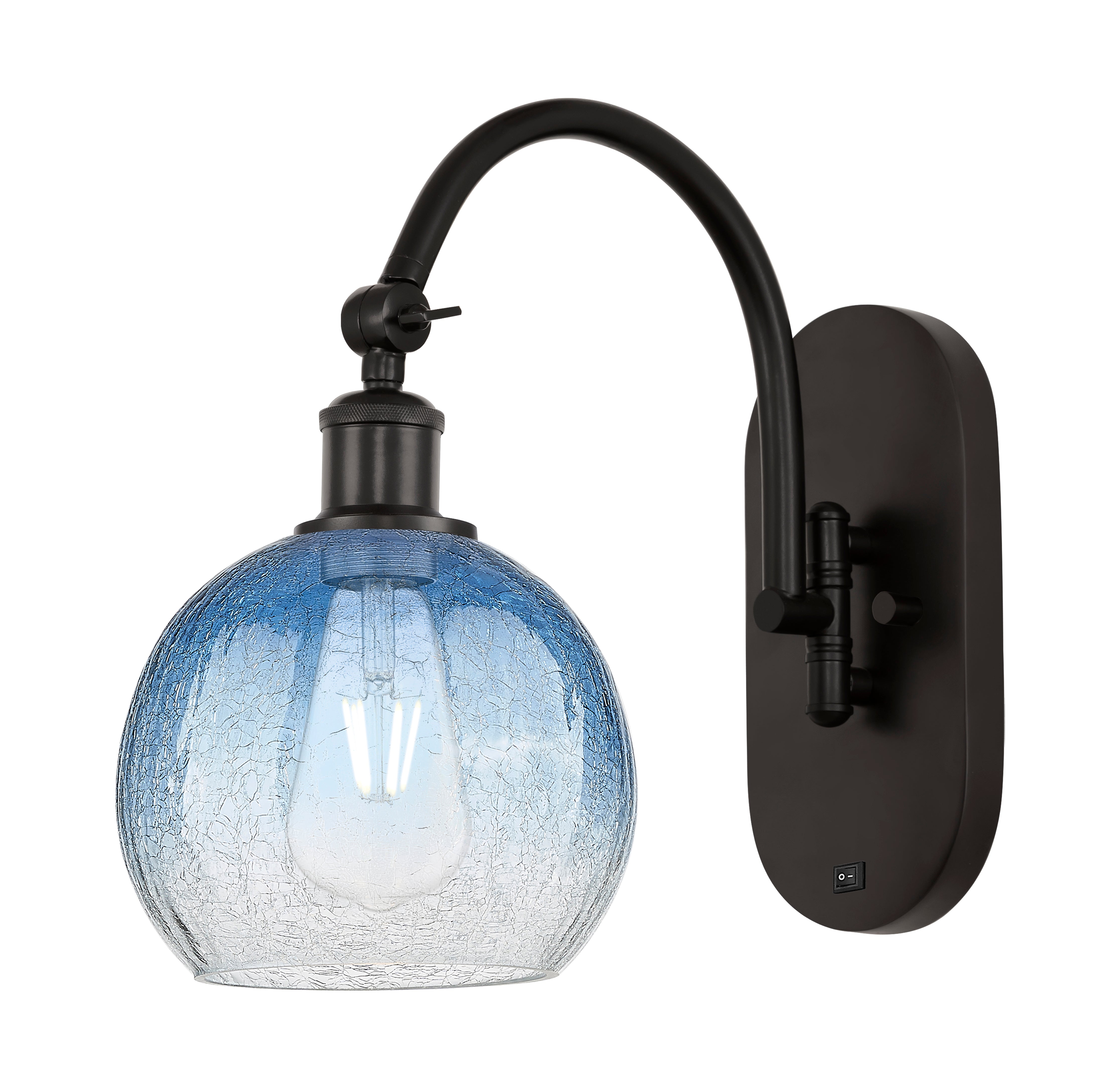 Ballston Sconce Cast Brass Glass 16 Inch
