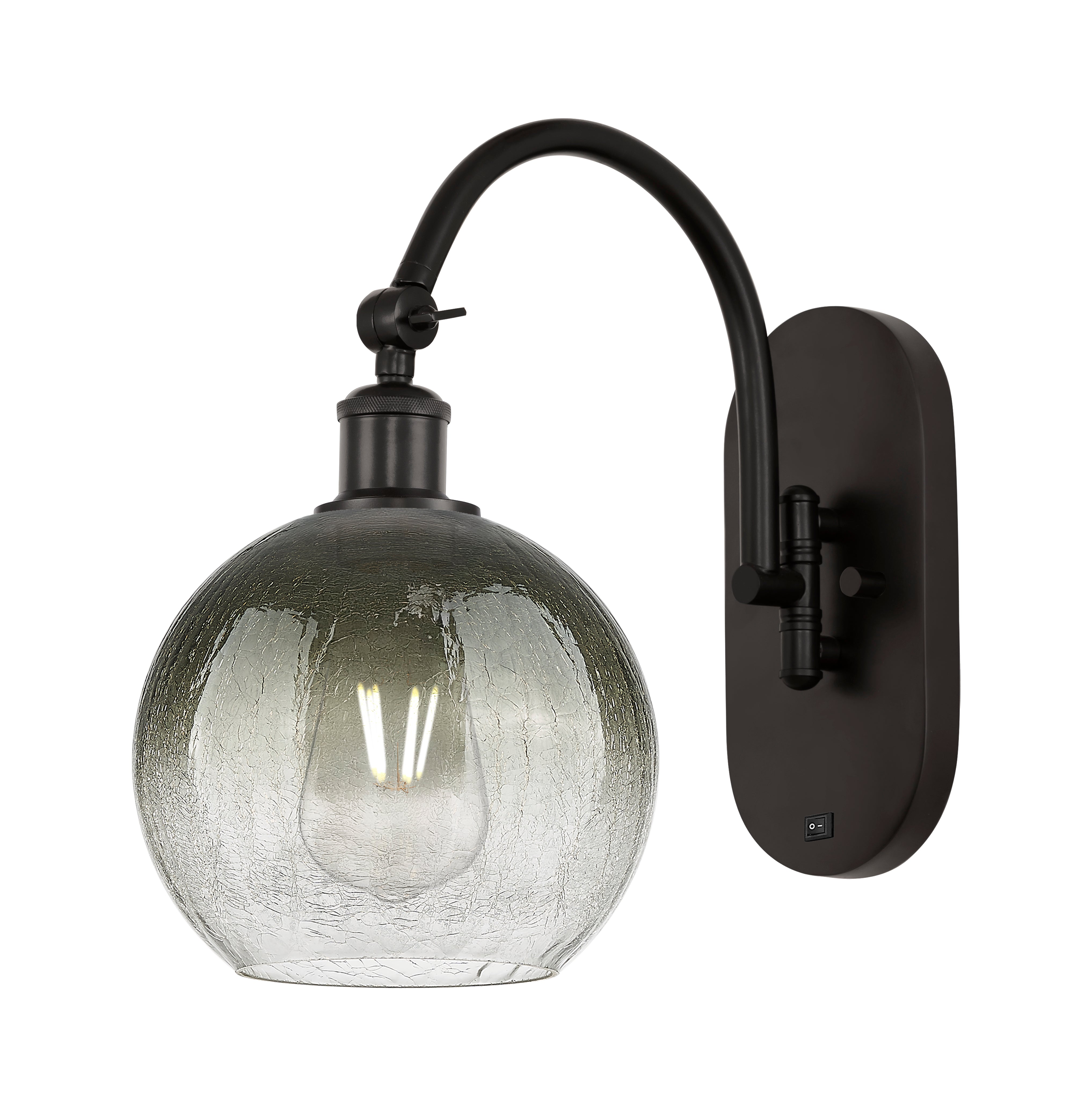 Ballston Sconce Cast Brass Glass 16 Inch