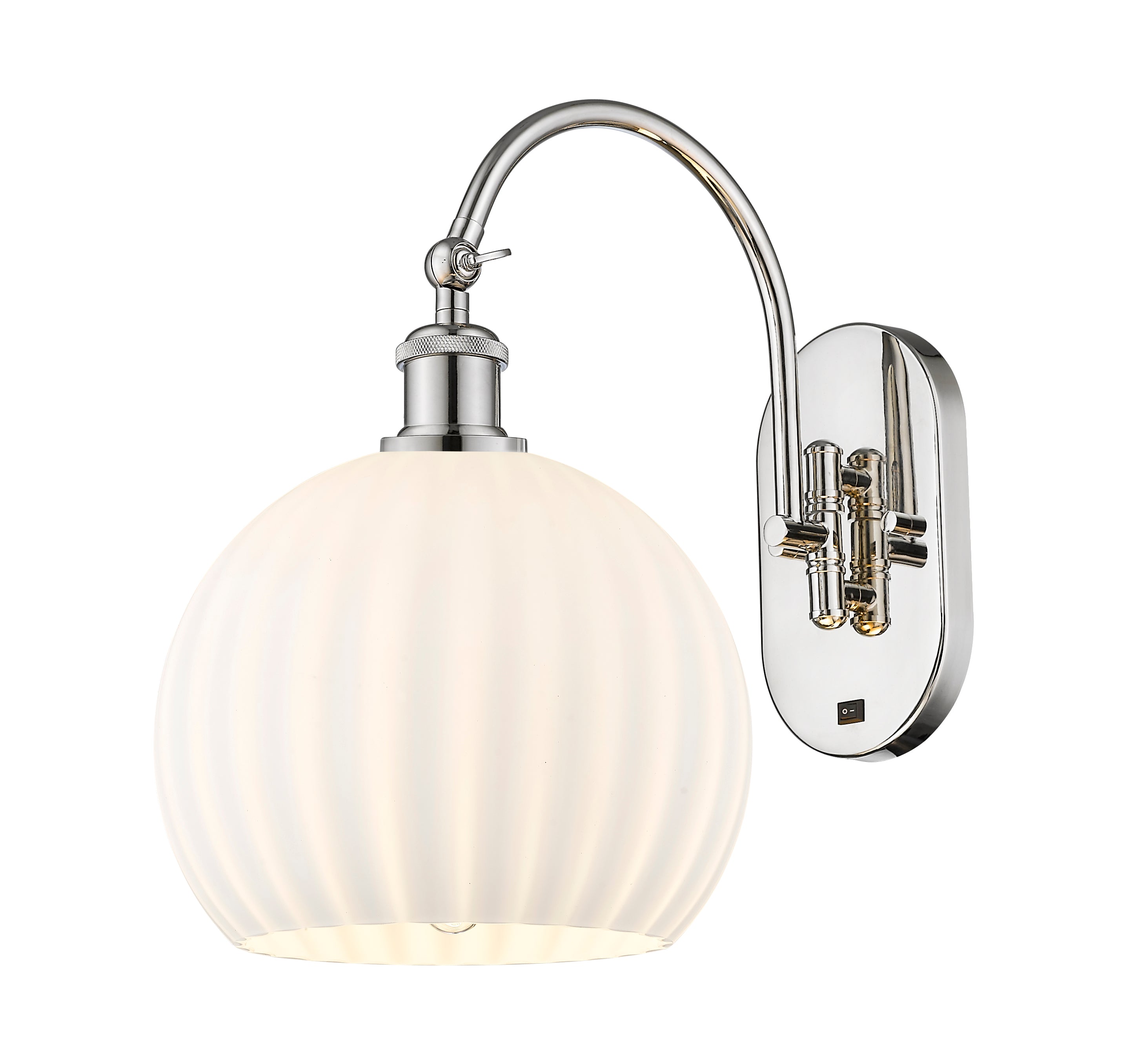 Ballston Sconce Cast Brass Steel Glass