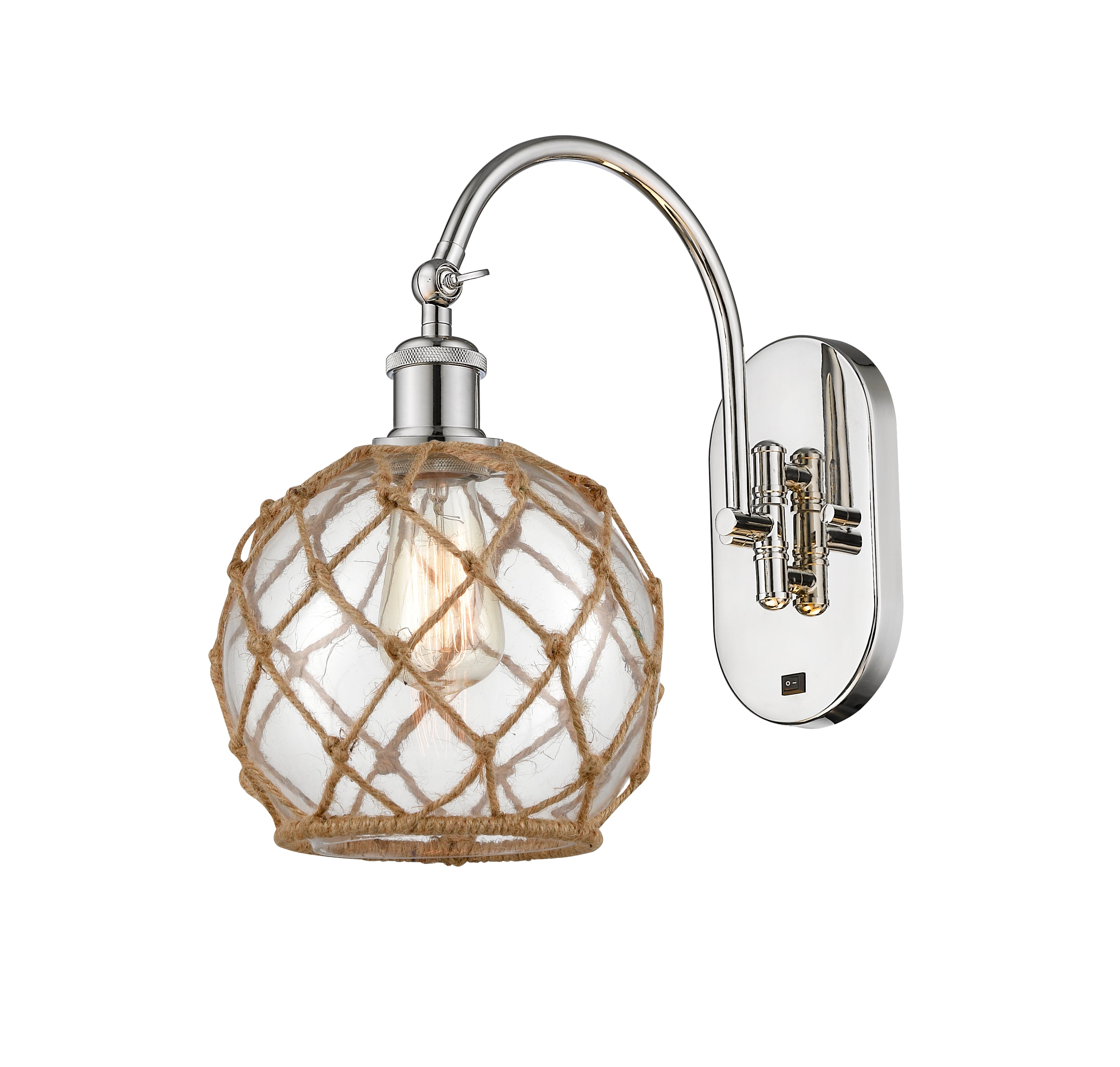 Ballston Sconce Steel Glass 14 Inch