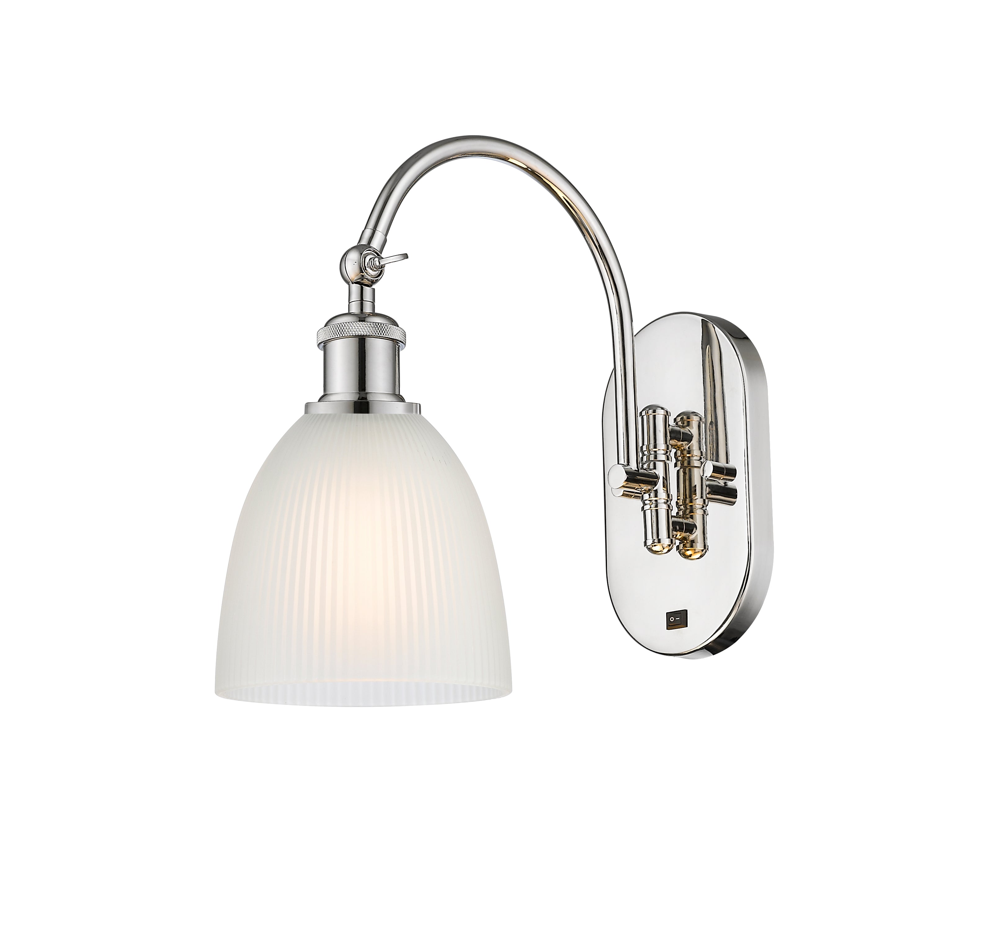 Ballston Sconce Cast Brass Steel Glass