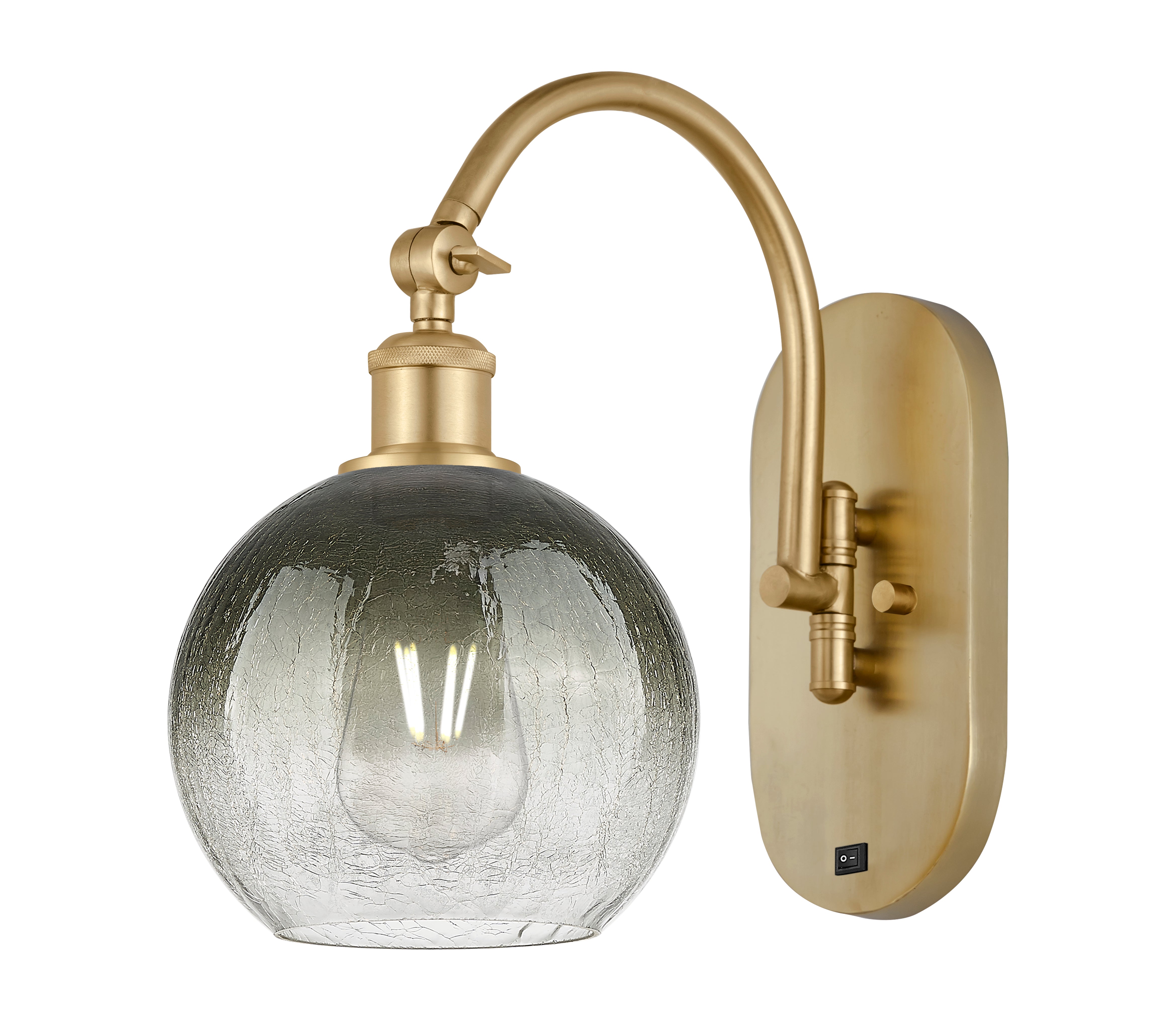 Ballston Sconce Cast Brass Glass 16 Inch