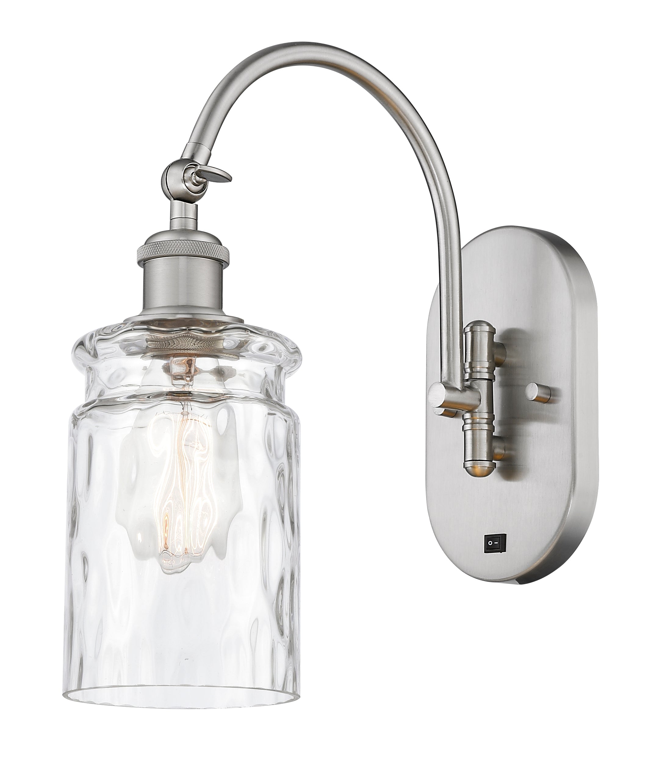 Ballston Sconce Cast Brass Glass Steel