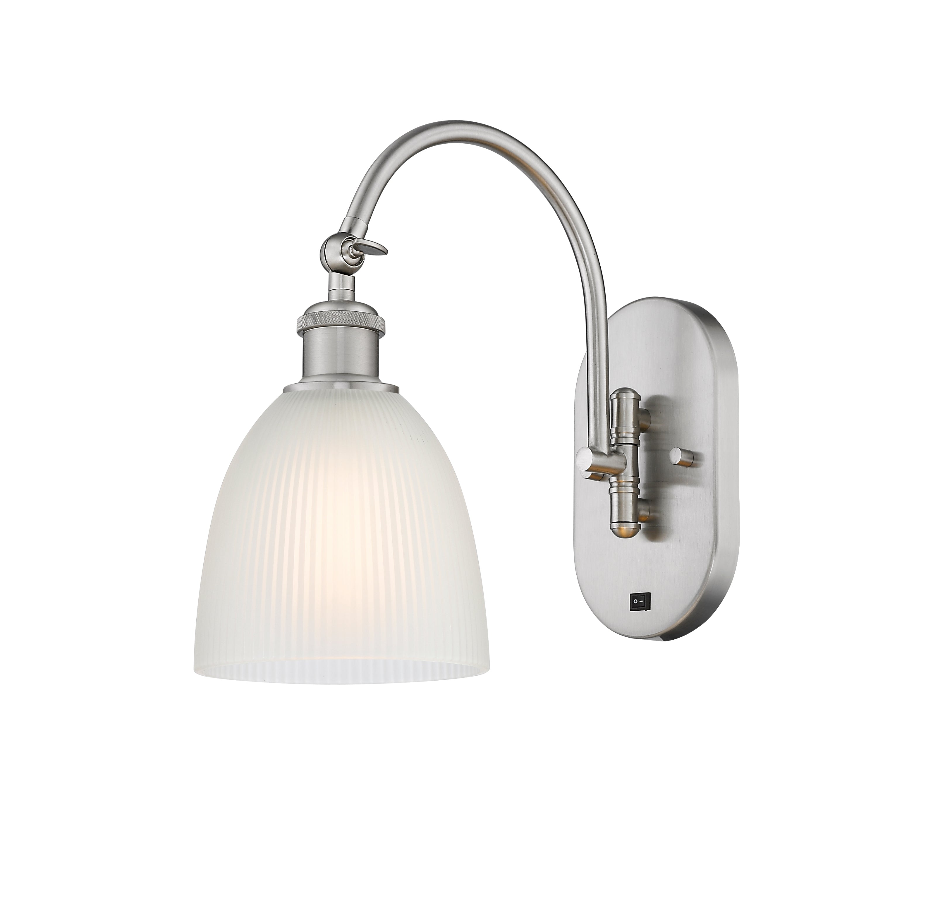 Ballston Sconce Cast Brass Steel Glass