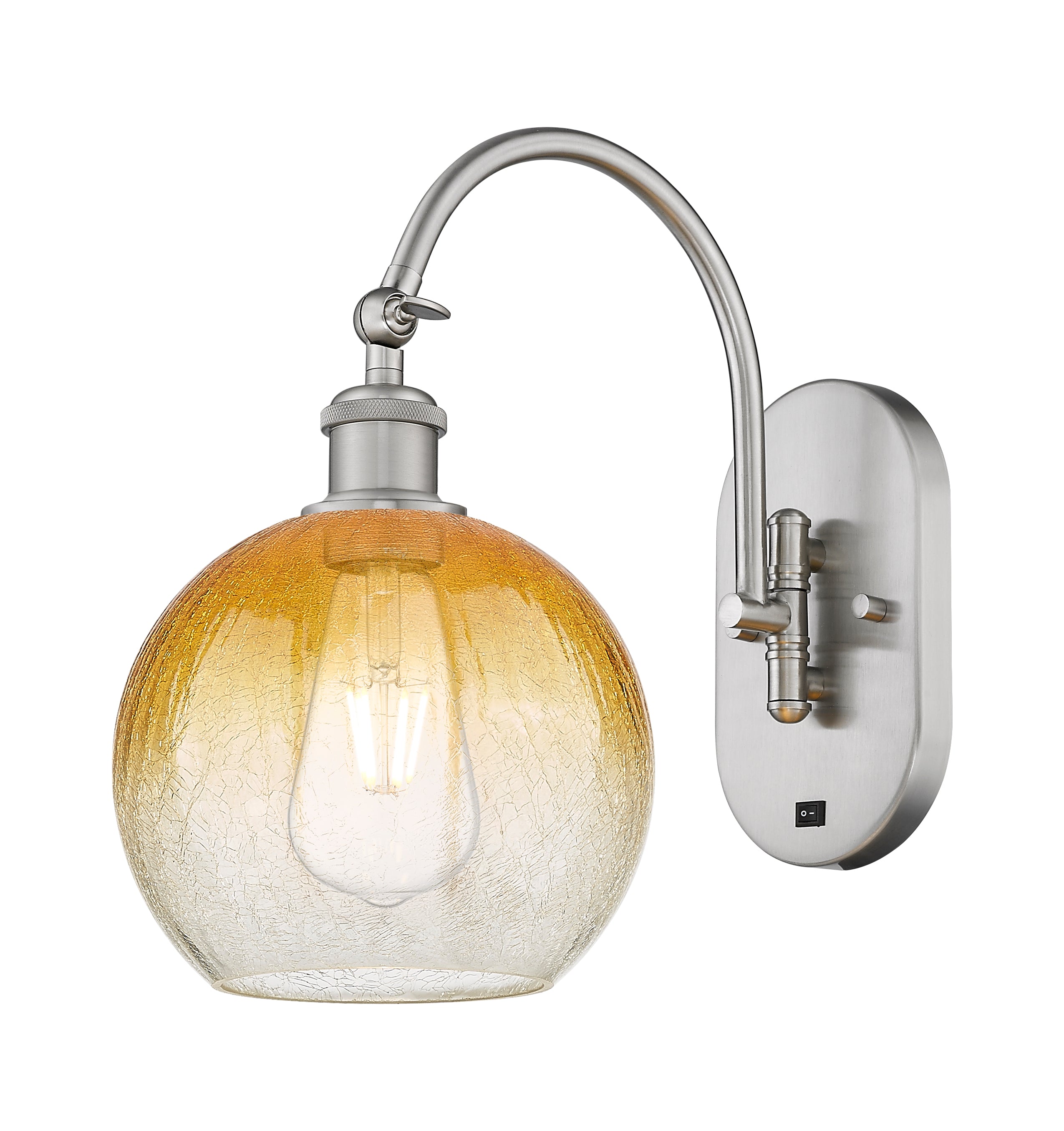 Ballston Sconce Cast Brass Glass 16 Inch
