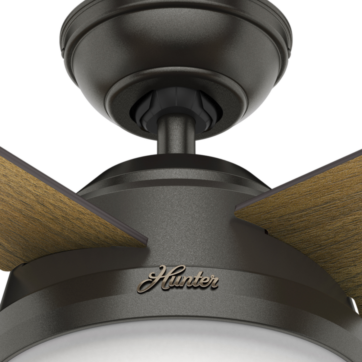 52 inch Dempsey Noble Bronze Ceiling Fan with LED Light Kit and Handheld Remote