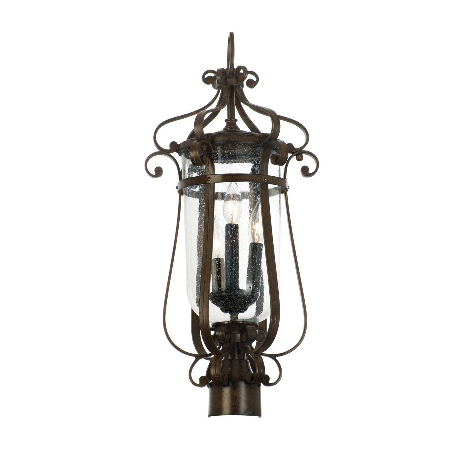 24.2'' Hartford 3 Light Burnished Bronze Outdoor Lantern Head