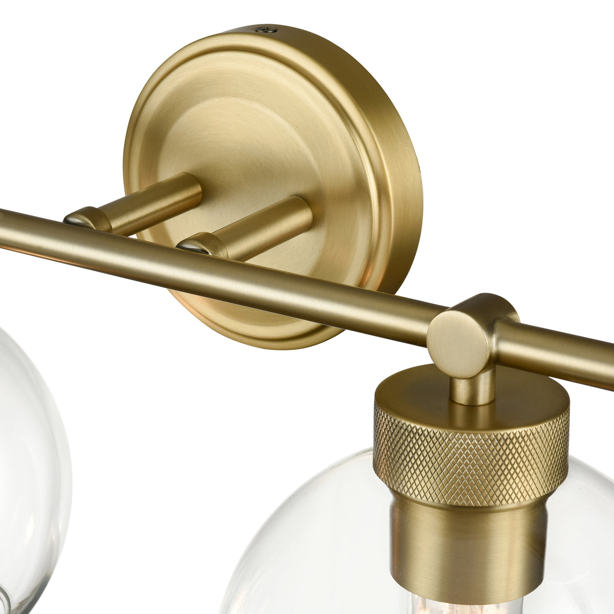 35'' Jonatan Vintage Brass 4 Light Bath Vanity