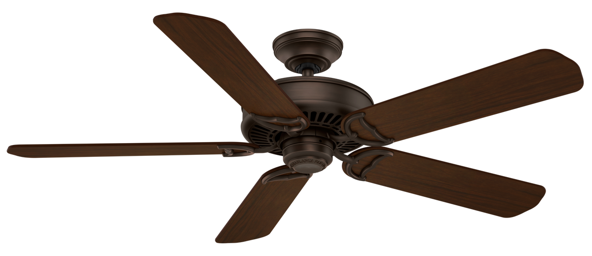 Casablanca 54 inch Panama Brushed Cocoa Ceiling Fan and Wall Control