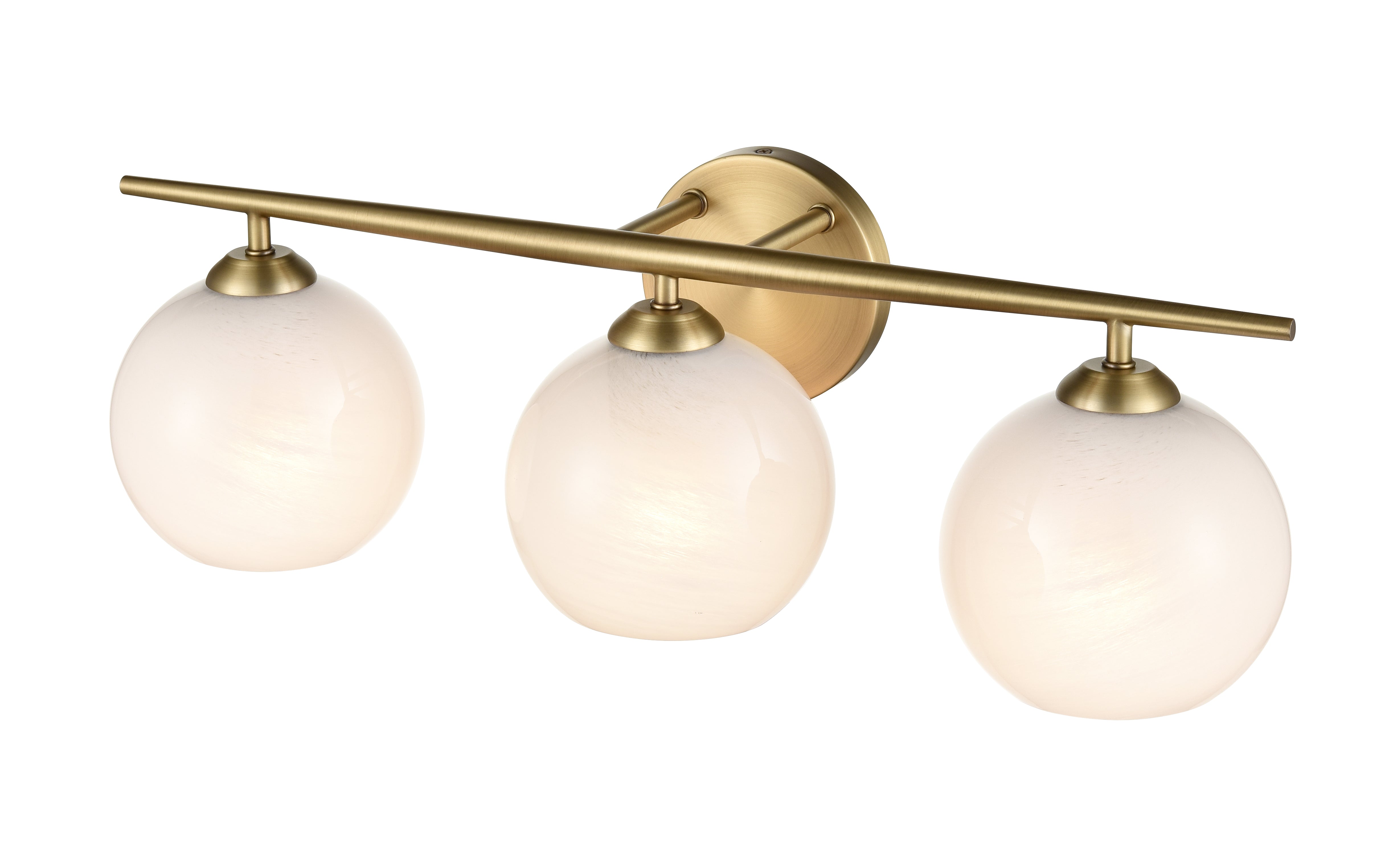 24'' Kimorra Vintage Brass 3 Light Bath Vanity
