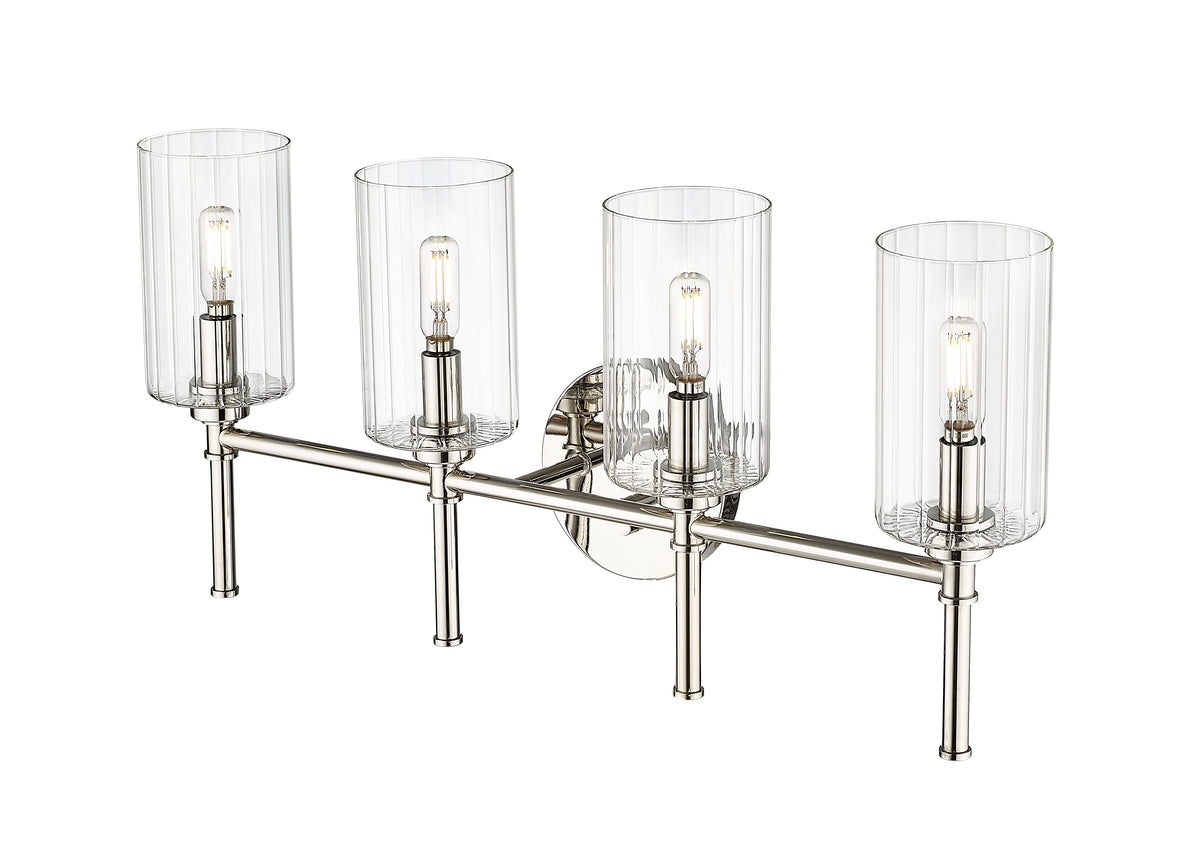 25.5'' Chastine Polished Nickel 4 Light Bath Vanity