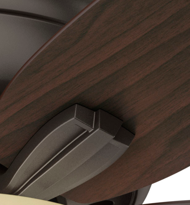 42 inch Newsome Premier Bronze Low Profile Ceiling Fan with LED Light Kit and Pull Chain
