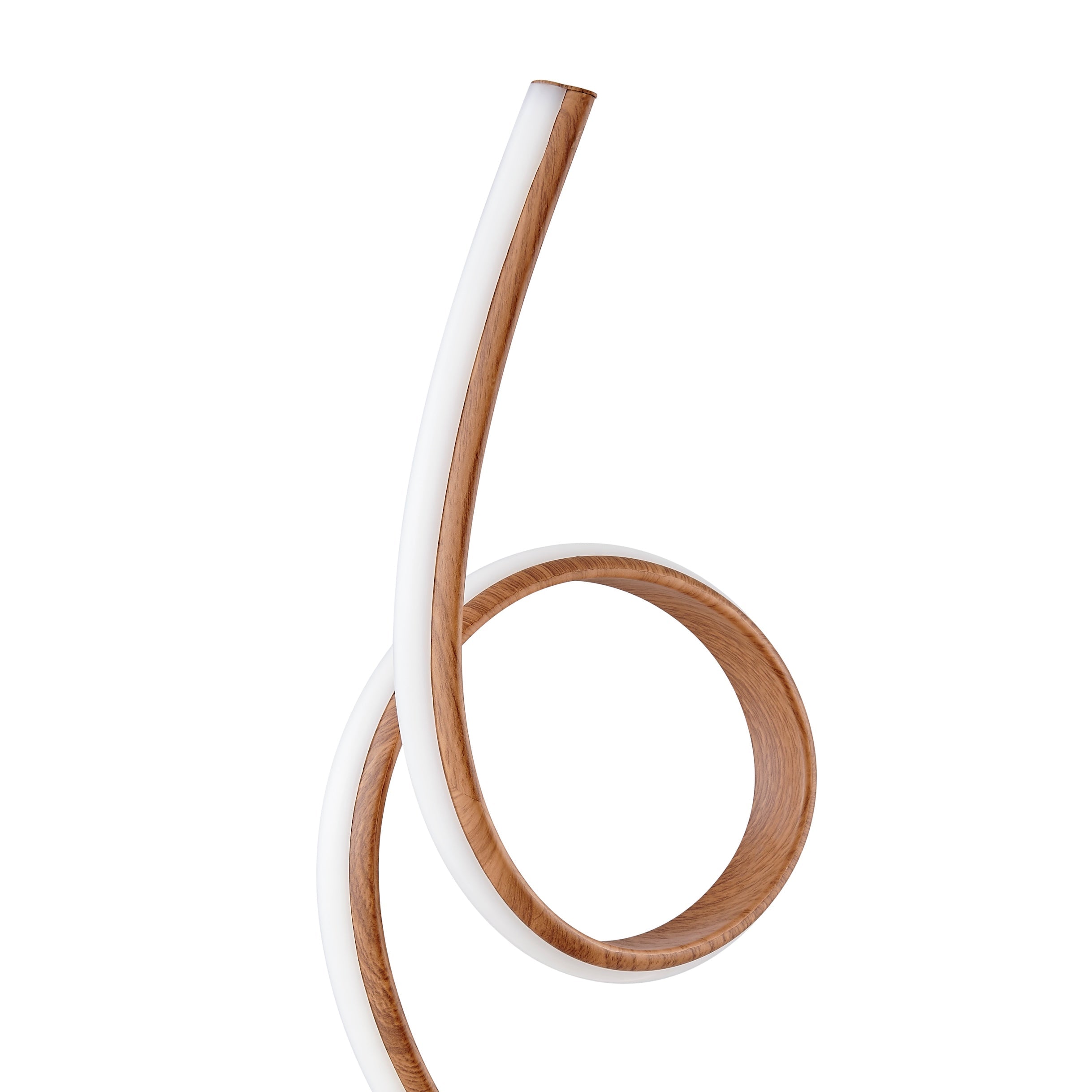 Amsterdam Light Wood Table Lamp | LED Strip & Touch Dimmer