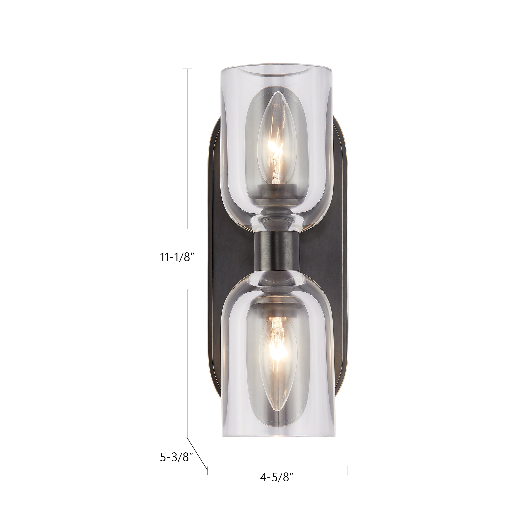 Abbott 15-in Steel Vanity Light