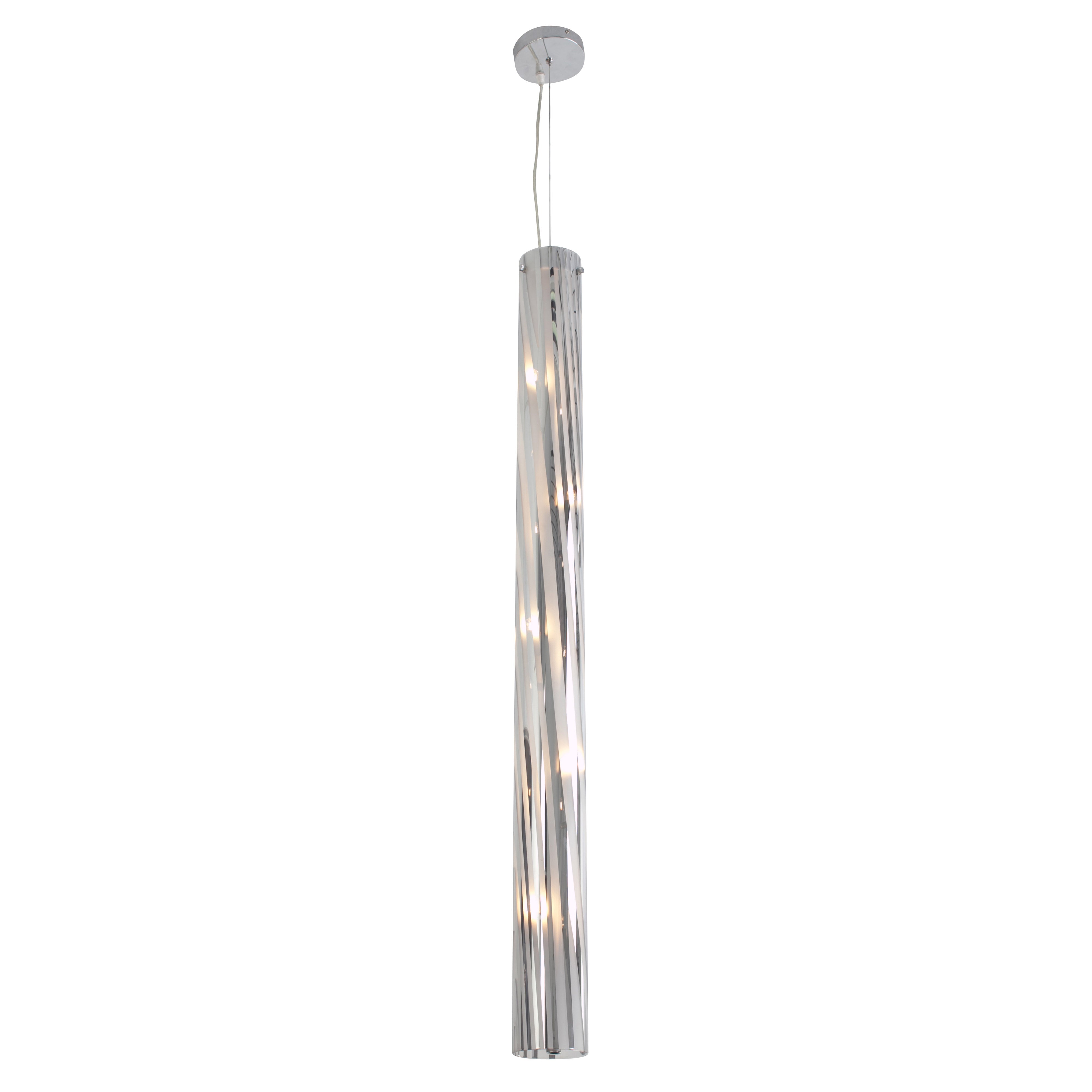 Chroman Empire 5 Light Tall Cylinder Pendant