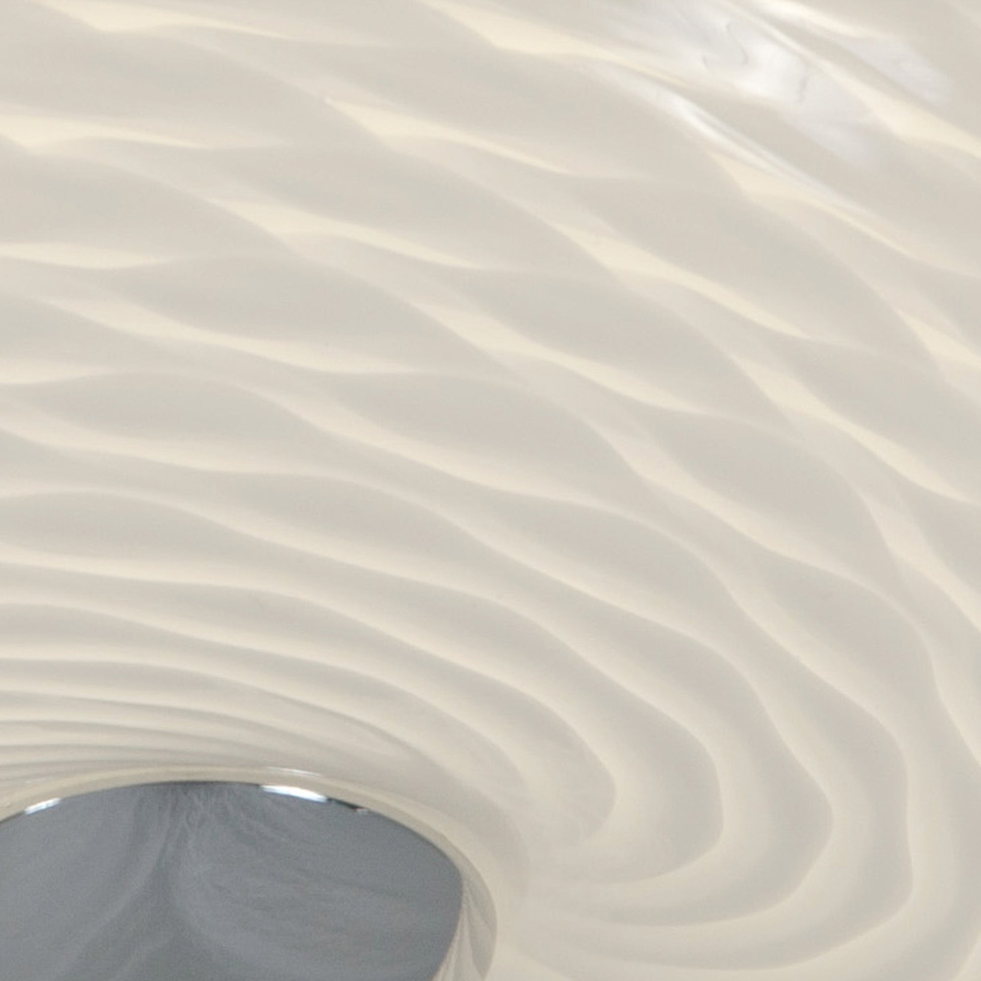 Swirled 3 Light Large Flush Mount