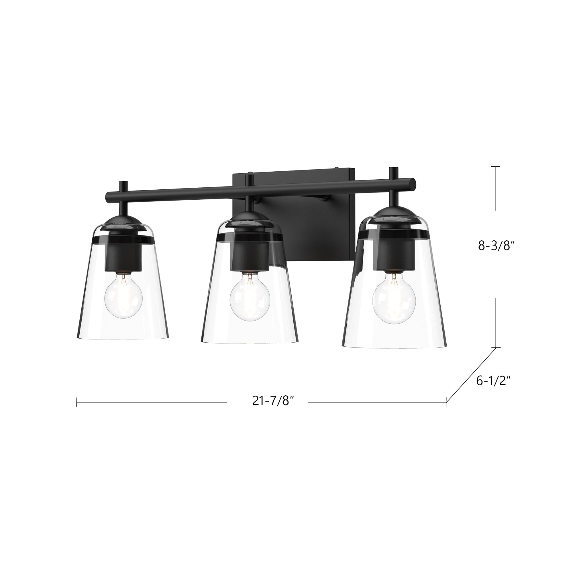 Addison 22-in Steel Vanity Light