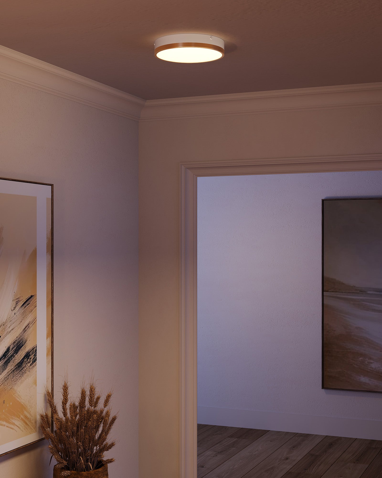 Adelaide 11-in Aluminum Flush Mount