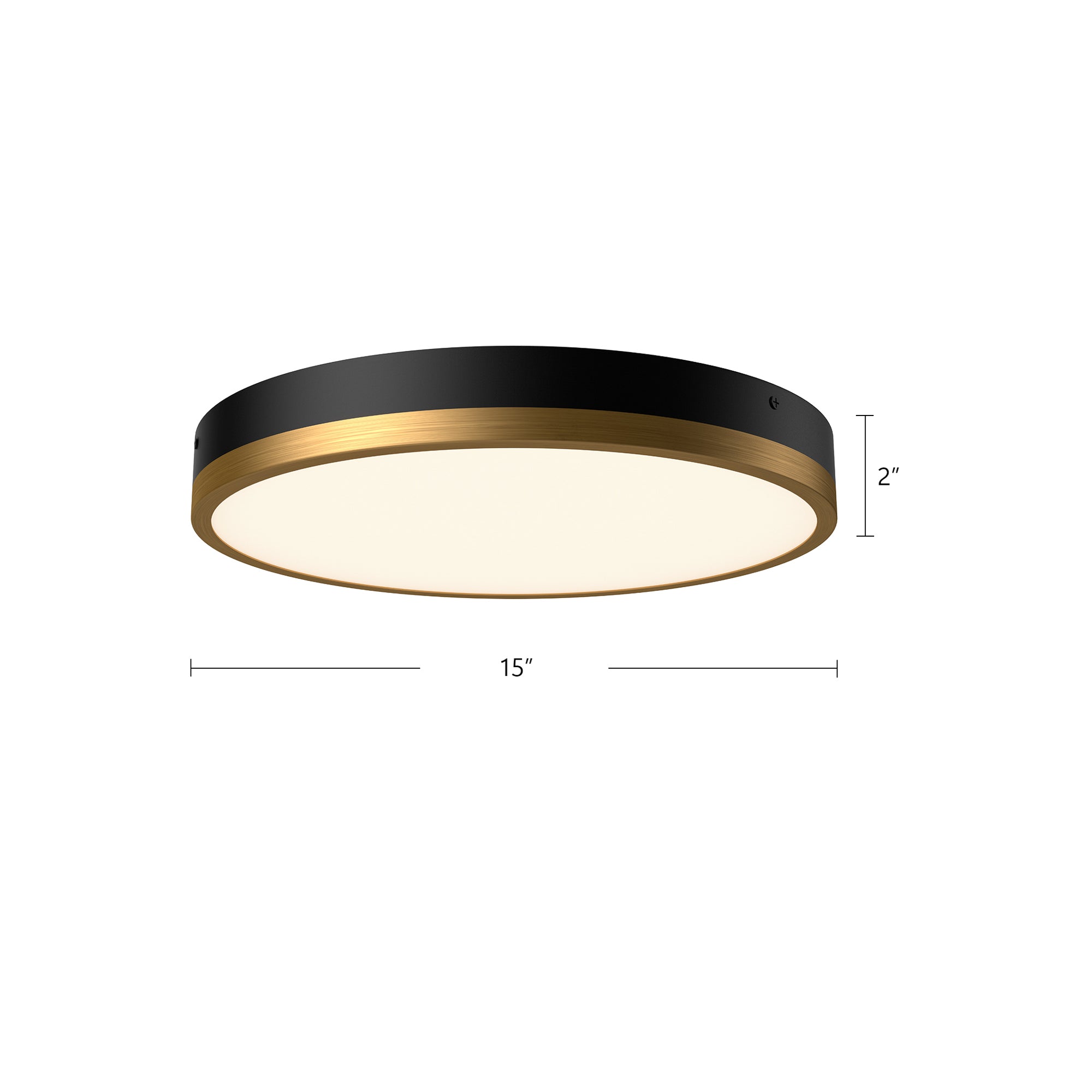 Adelaide 15-in Aluminum Flush Mount