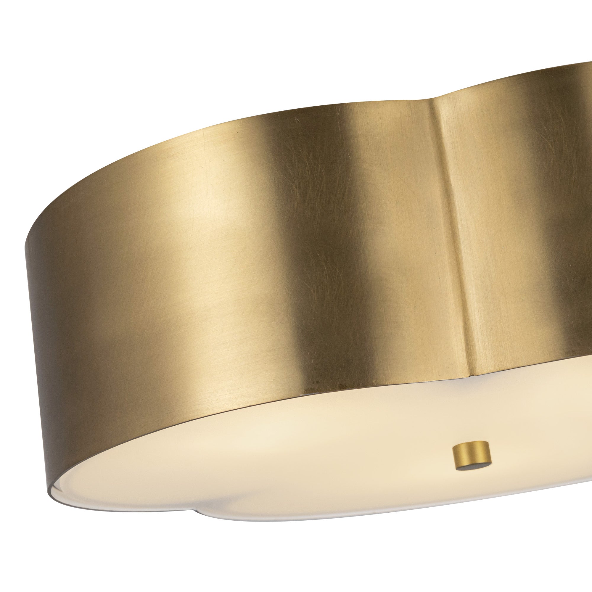 Adella 14-in Steel Flush Mount