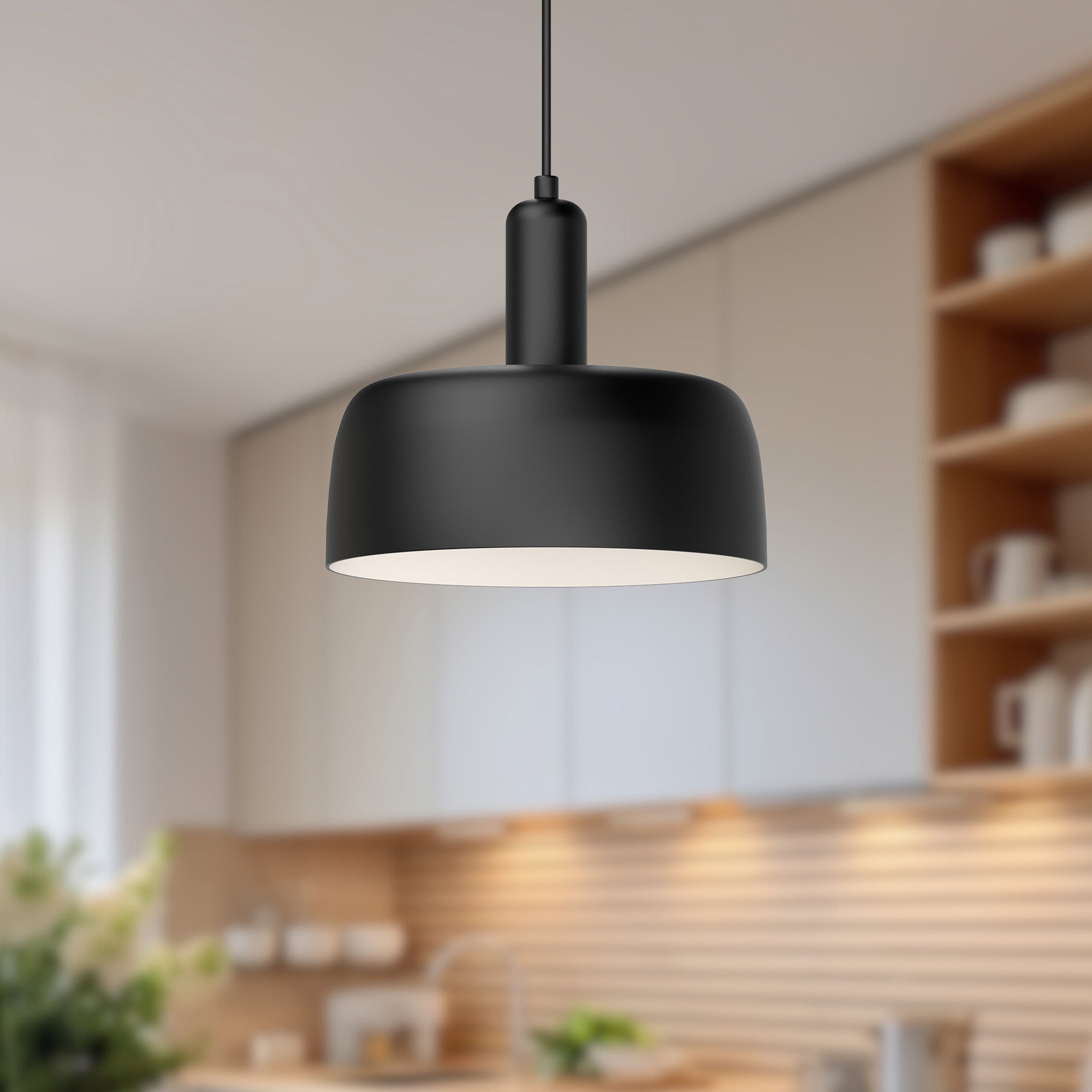 Adriano 10-in Steel Pendant