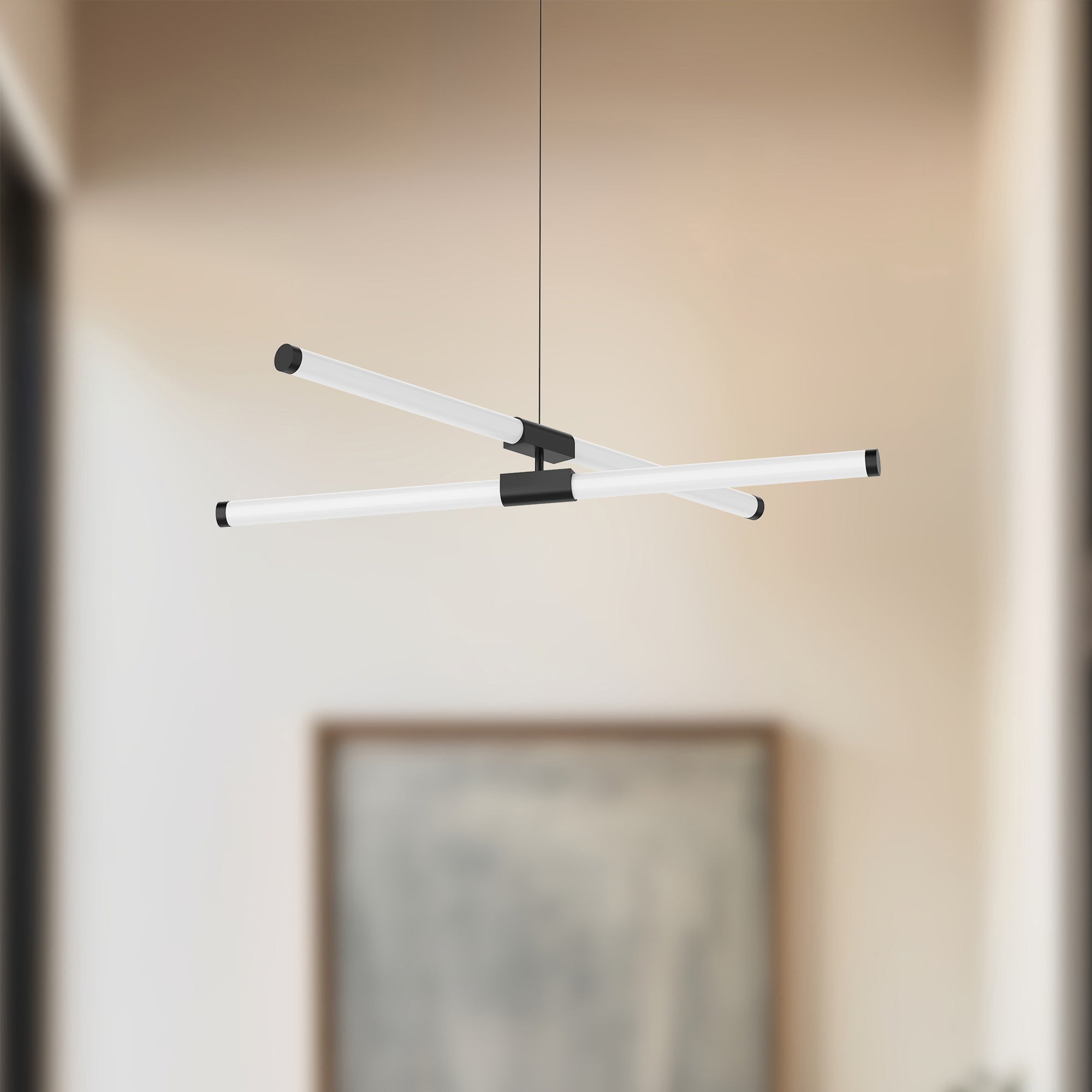 Akari 37-in Aluminum Chandelier
